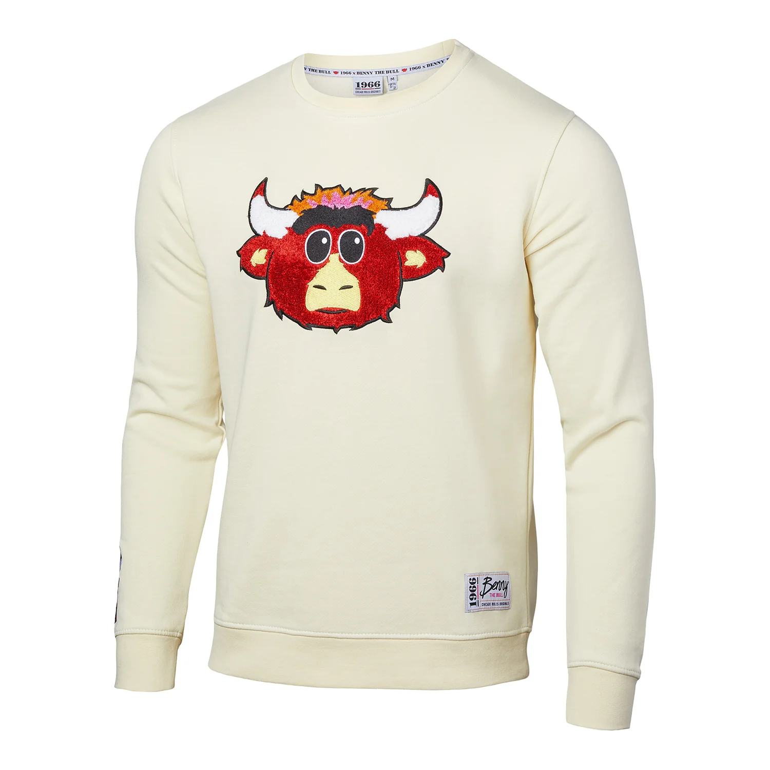 Chicago Bulls 1966 Off White Benny Crewneck Sweatshirt