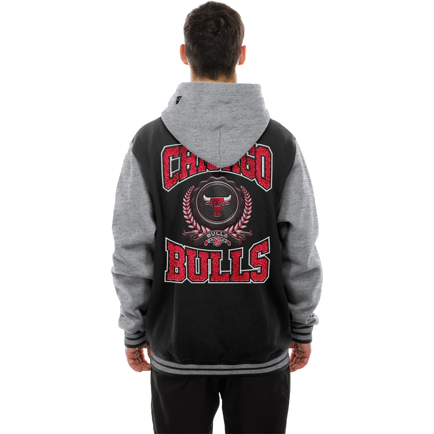 Chicago Bulls New Era Varsity Laurel Jacket