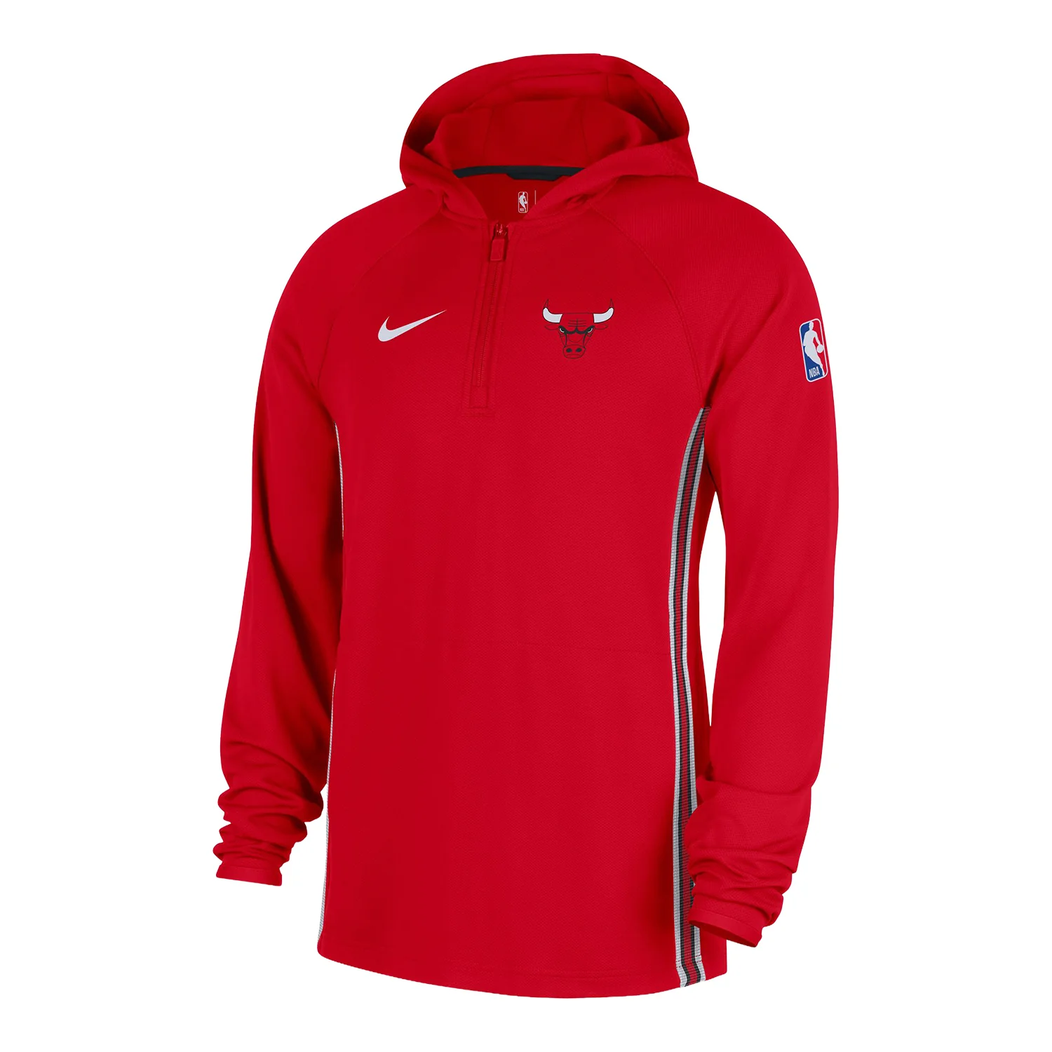 Chicago Bulls Nike Dri-Fit 1/4 Zip Hoodie