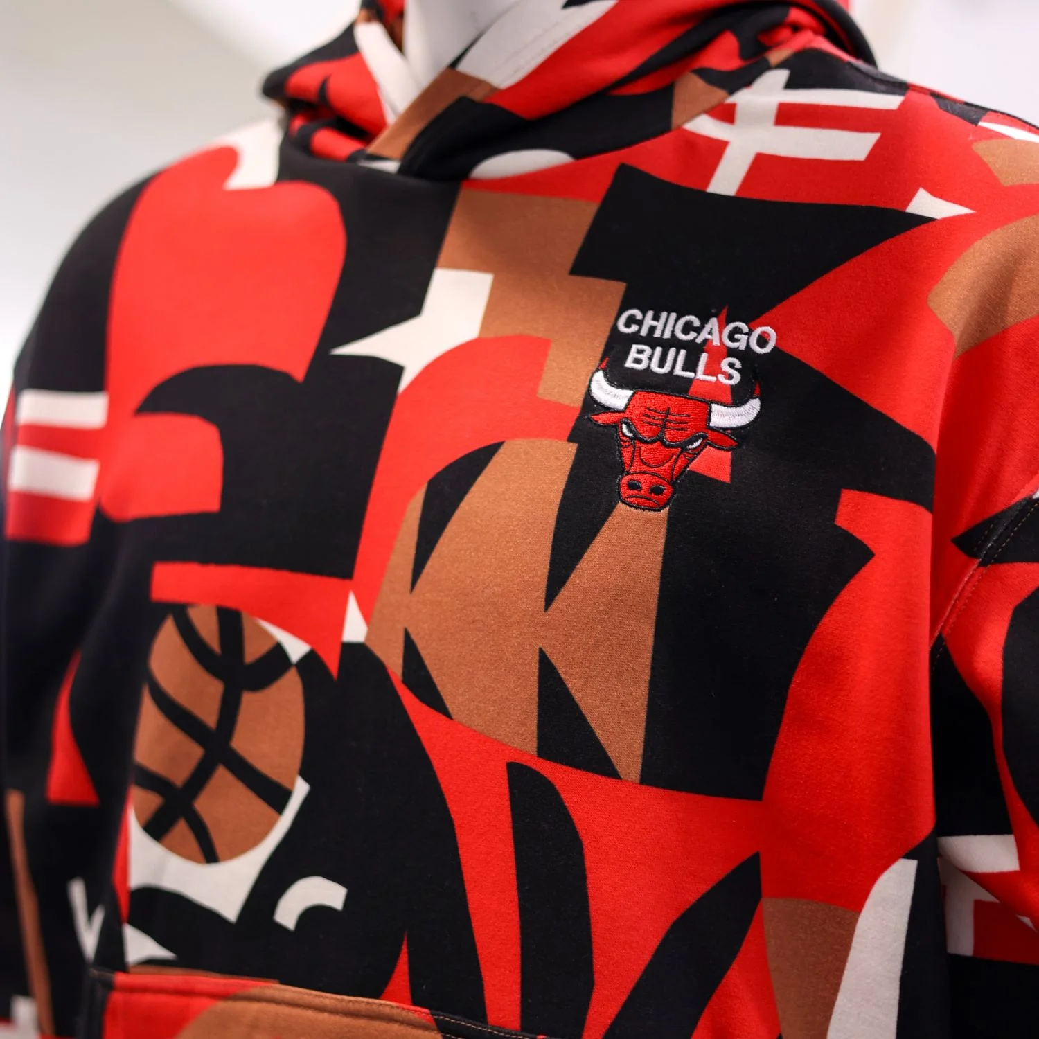 Chicago Bulls x MCA Logo All-Over Print Hoodie