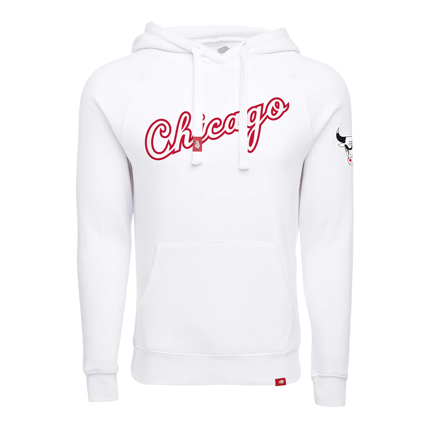 Chicago Bulls Sportiqe Olsen Script Hooded Sweatshirt