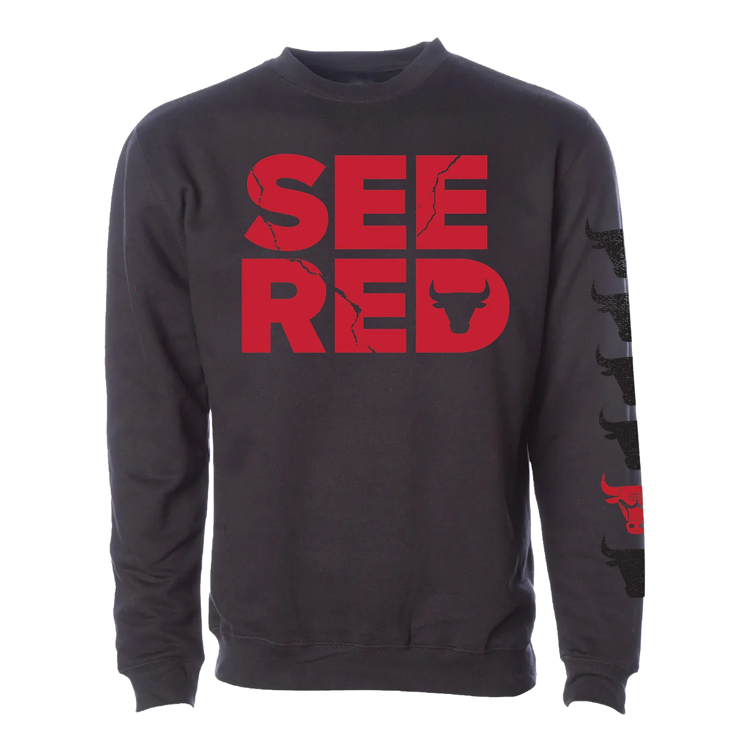 Chicago Bulls 'See Red' Crewneck Sweatshirt