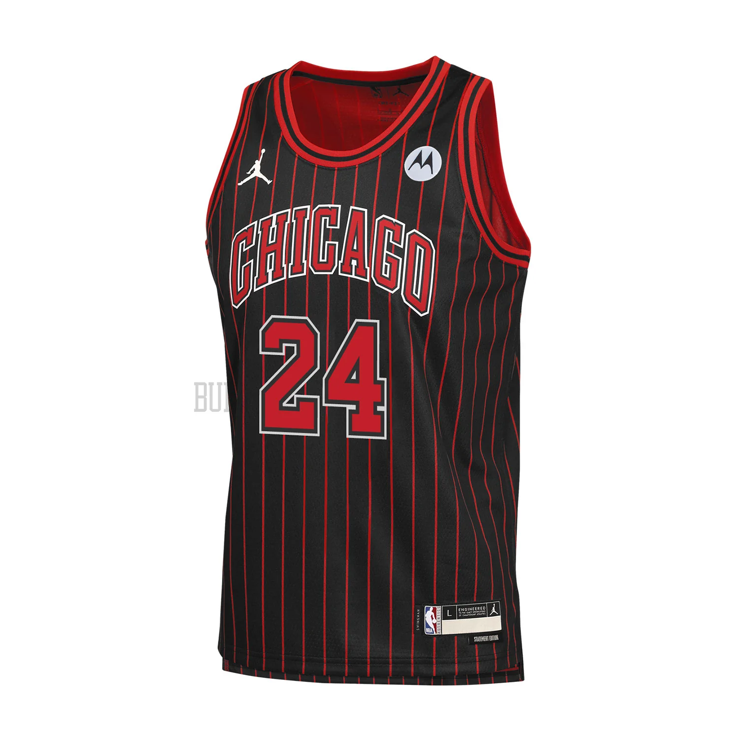 Youth Chicago Bulls Noa Essengue Nike Statement Swingman Jersey - 2025-26