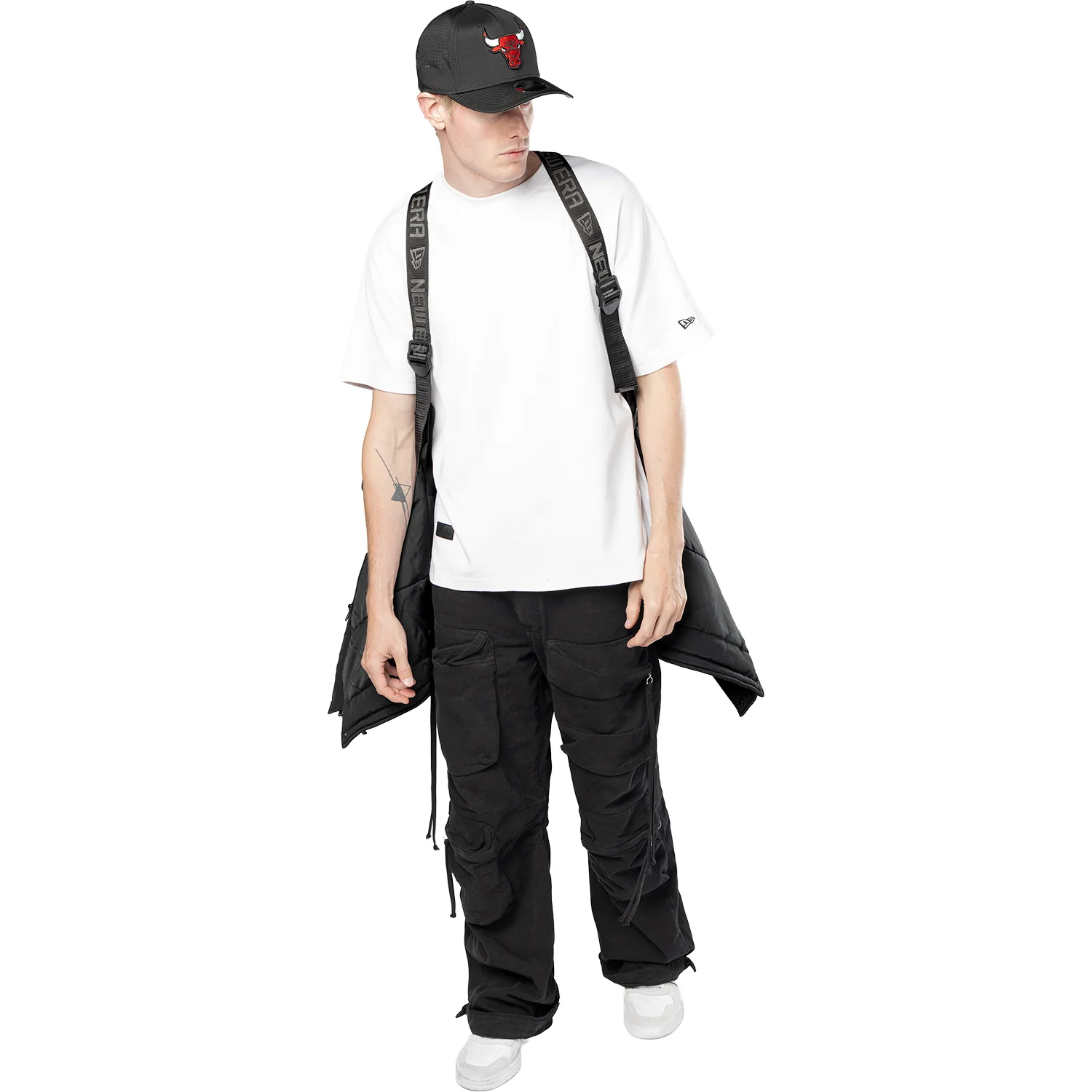 Chicago Bulls New Era Alpha Industries Patch Parka Coat