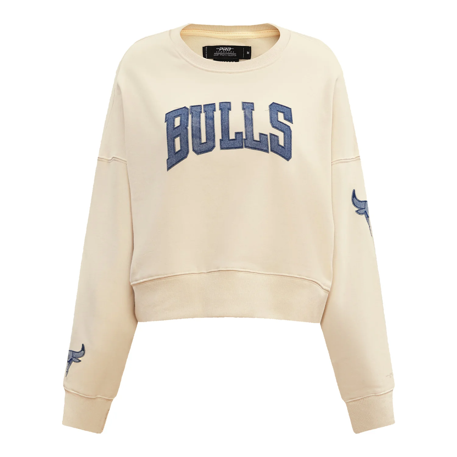 Ladies Chicago Bulls Pro Standard Varsity Blue Crewneck Sweatshirt