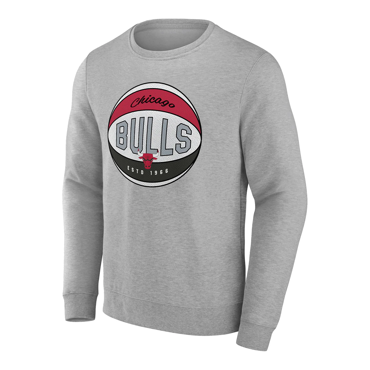 Chicago Bulls Fanatics Hard Crewneck Sweatshirt