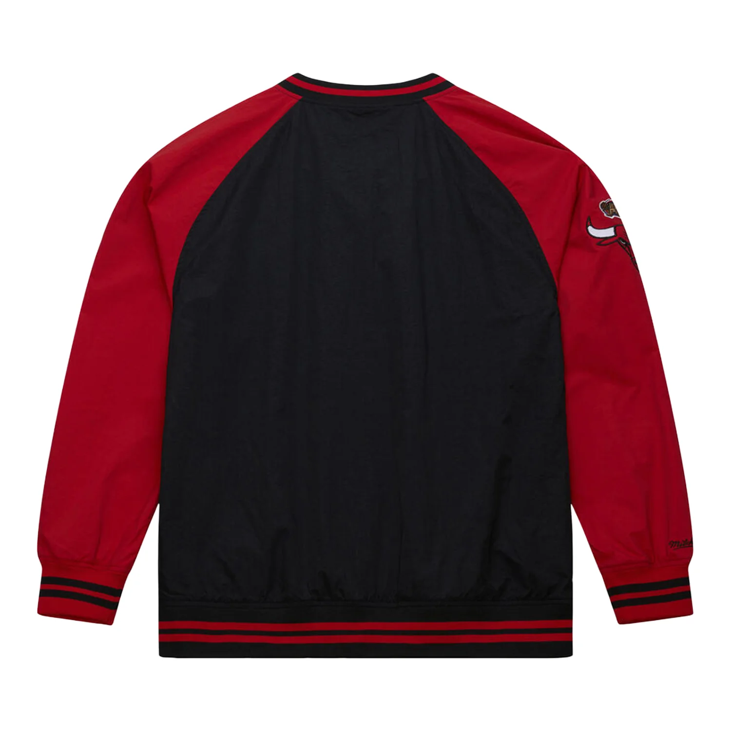 Chicago Bulls Mitchell & Ness V-Neck Scripted Pullover