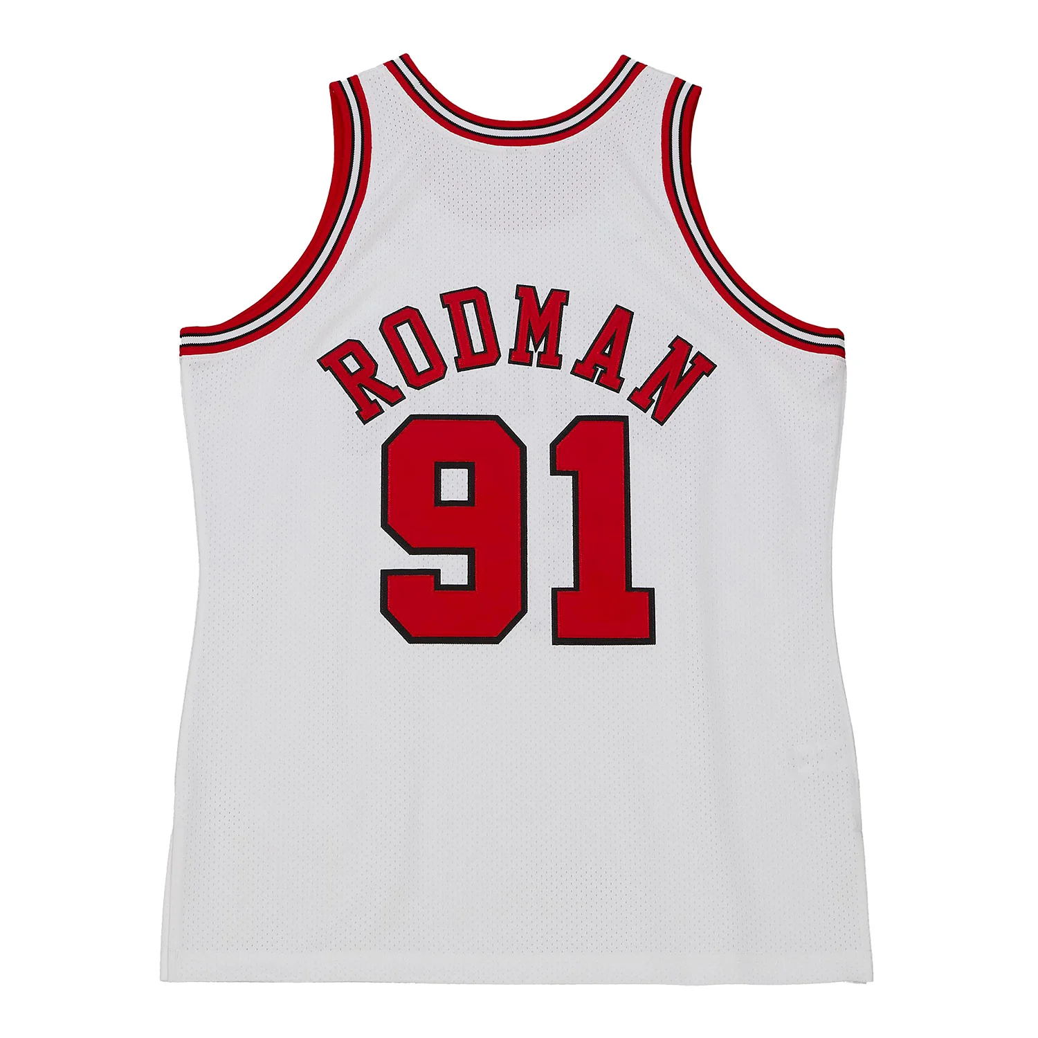 Chicago Bulls Authentic Mitchell & Ness Dennis Rodman 1997 Home Finals Jersey