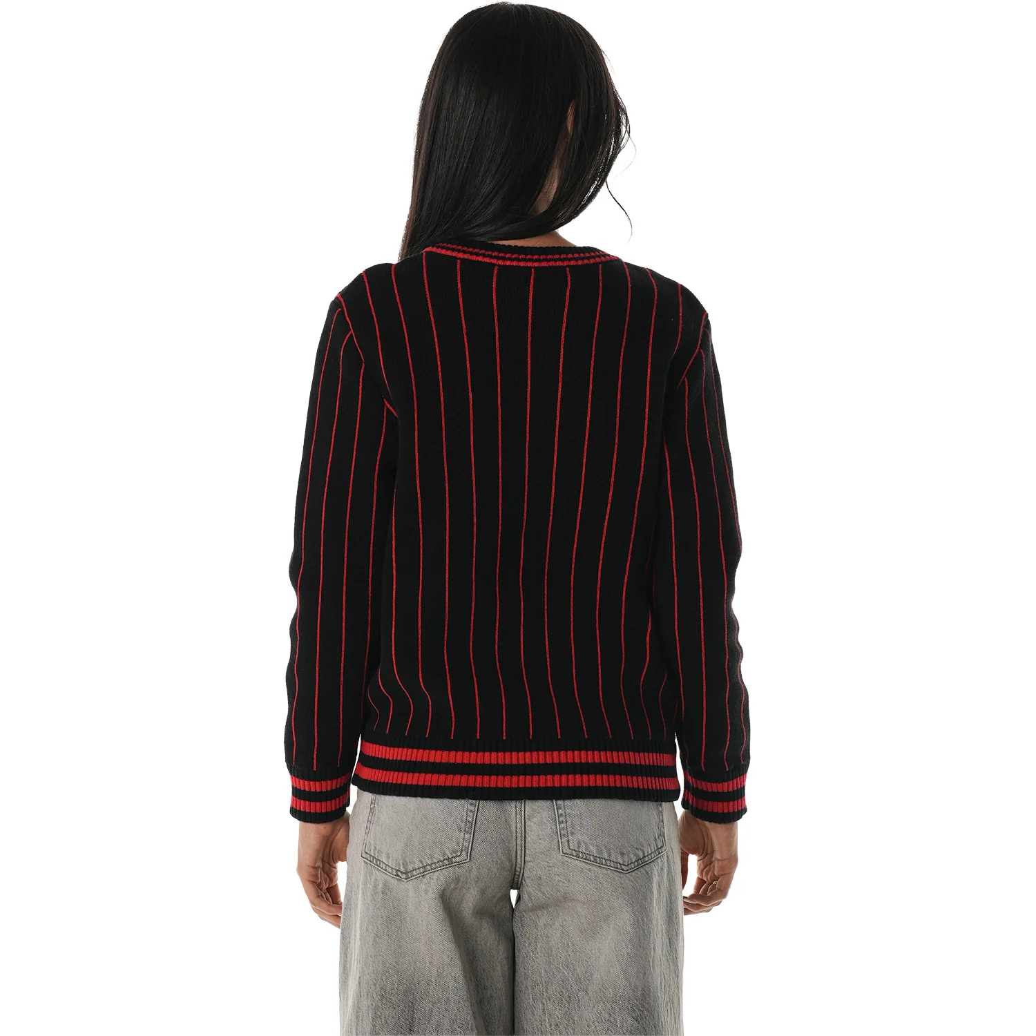 Ladies Chicago Bulls 1966 Wild Collective Statement V-Neck Crew