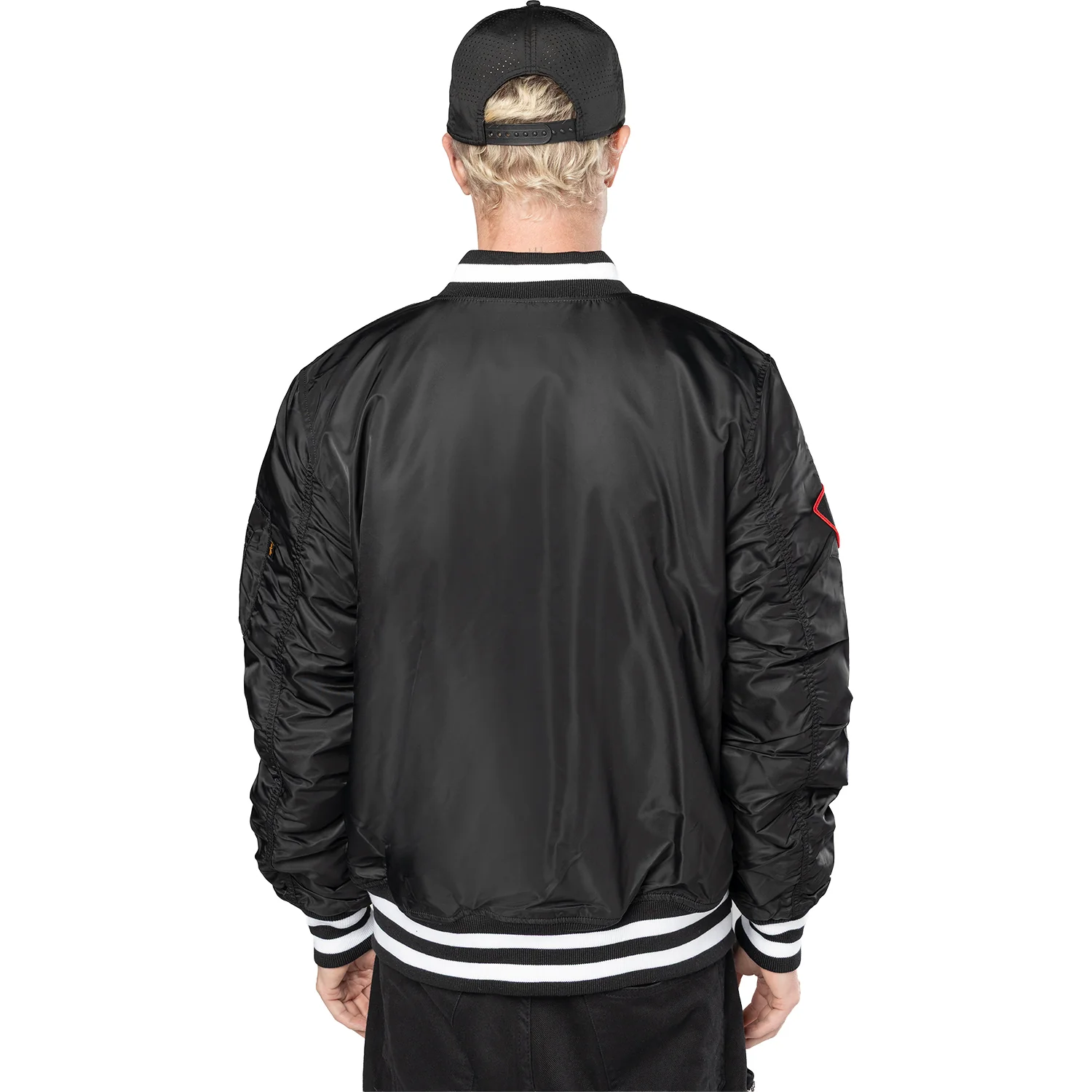 Chicago Bulls New Era Alpha Industries Patch Jacket