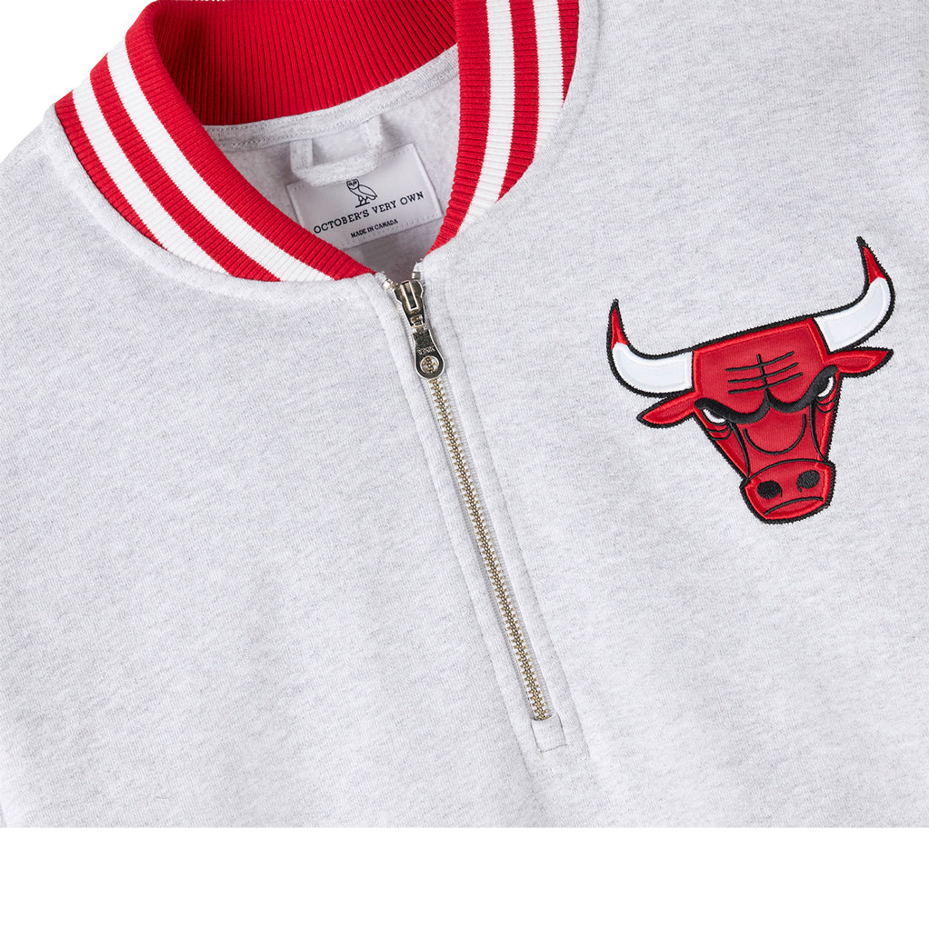 Chicago Bulls X OVO Varsity Quarter-Zip Sweatshirt