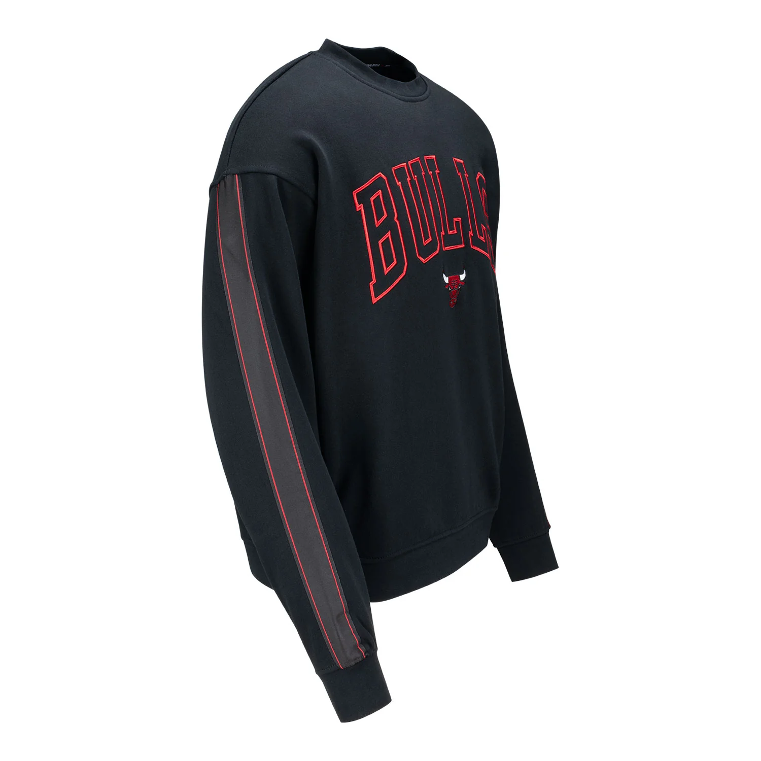 Chicago Bulls 1966 Statement Pinstripe Taped Crewneck
