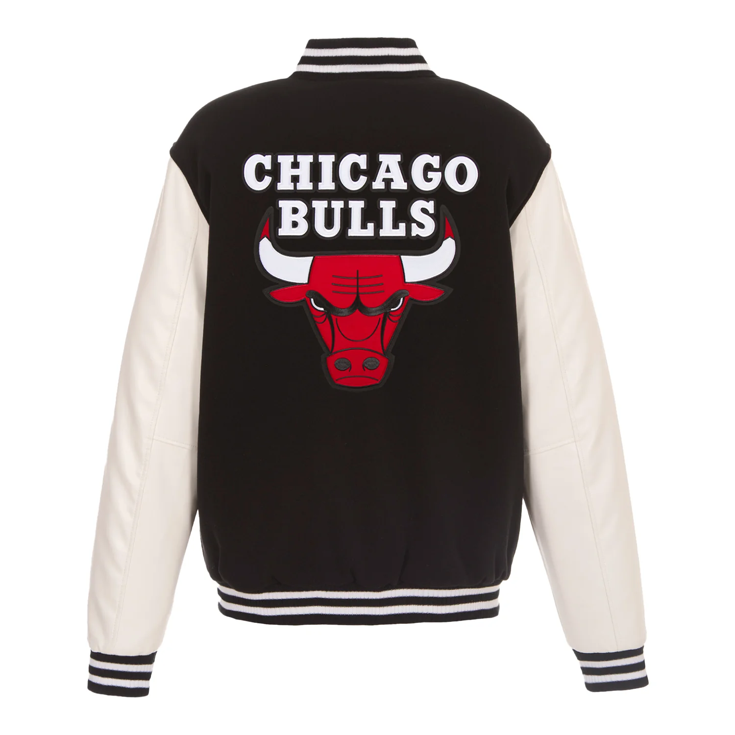 Chicago Bulls JH Design Reversible Varsity Jacket