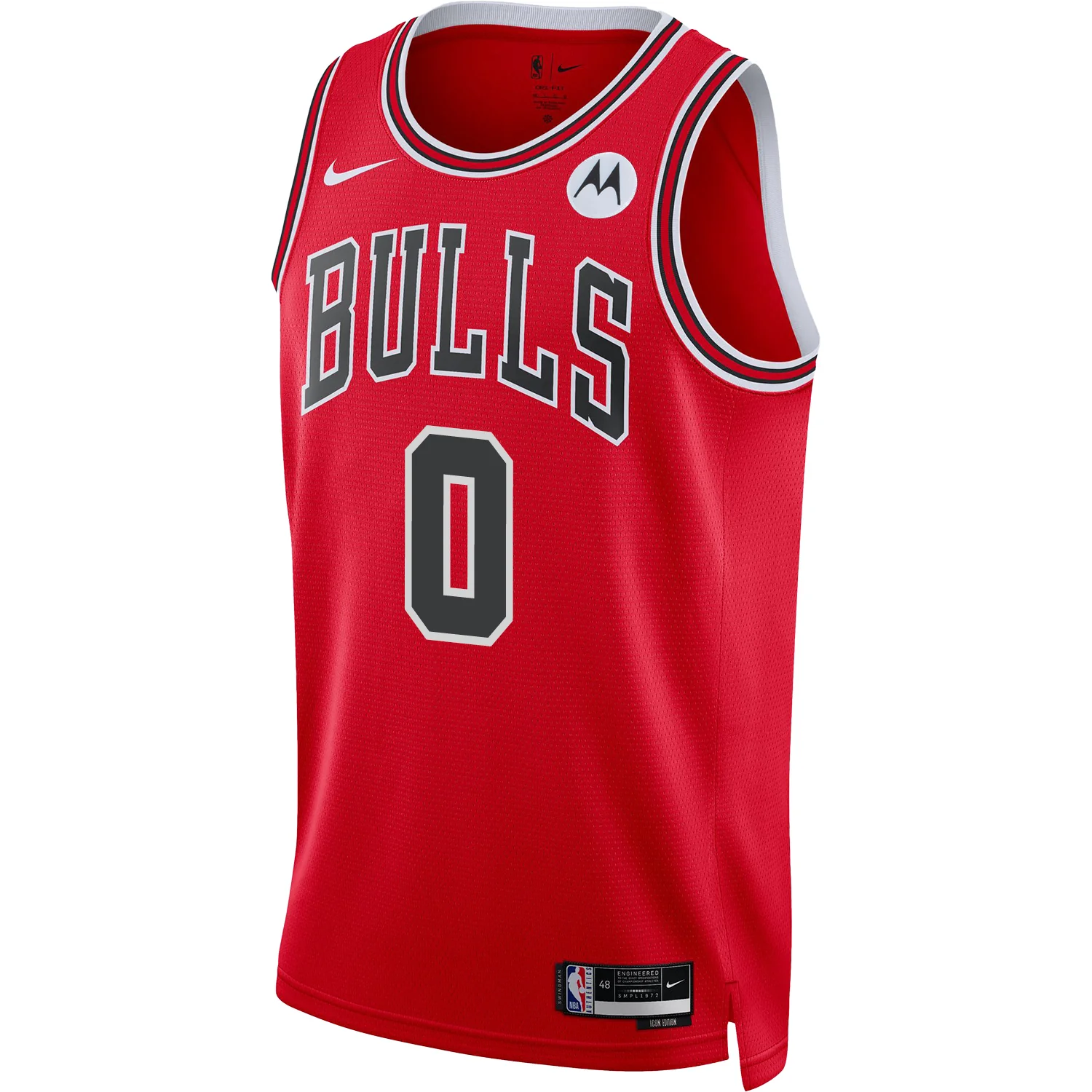 Chicago Bulls Coby White Nike Icon Swingman Jersey