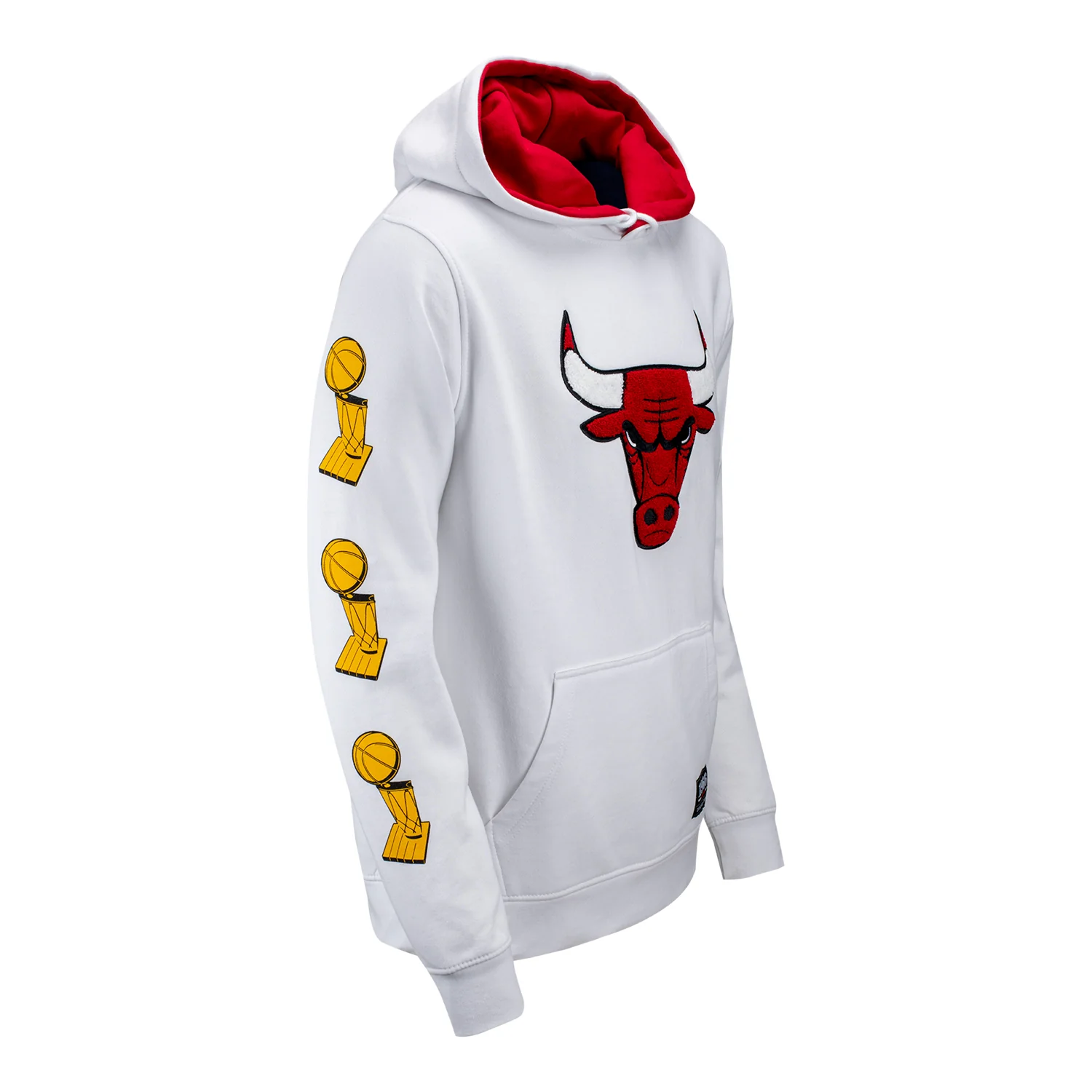 Chicago Bulls 1966 6x White Hooded Sweatshirt