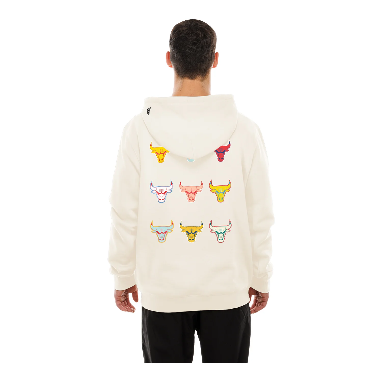 Chicago Bulls New Era Multi-Colored Logo Hoodie