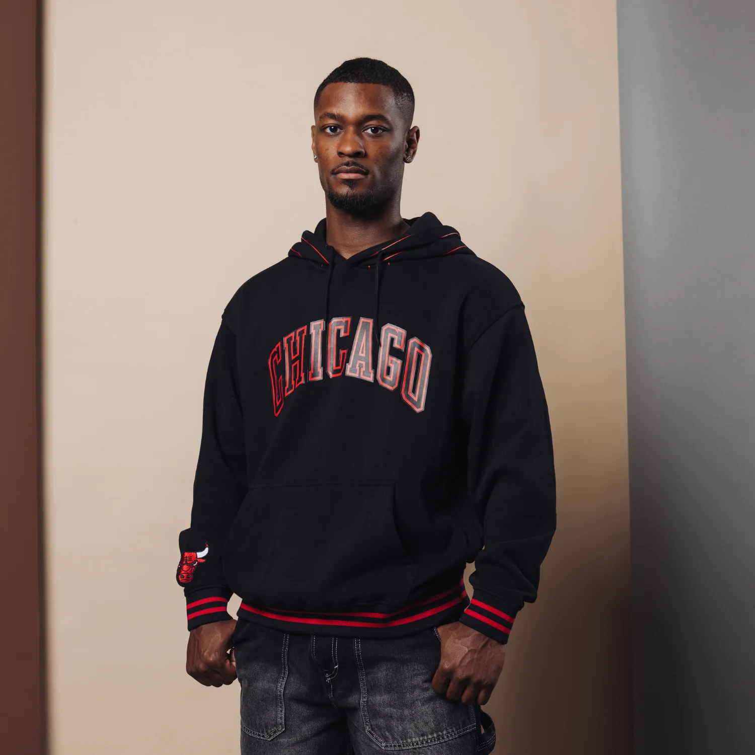 Chicago Bulls 1966 Statement Pinstripe Hoodie