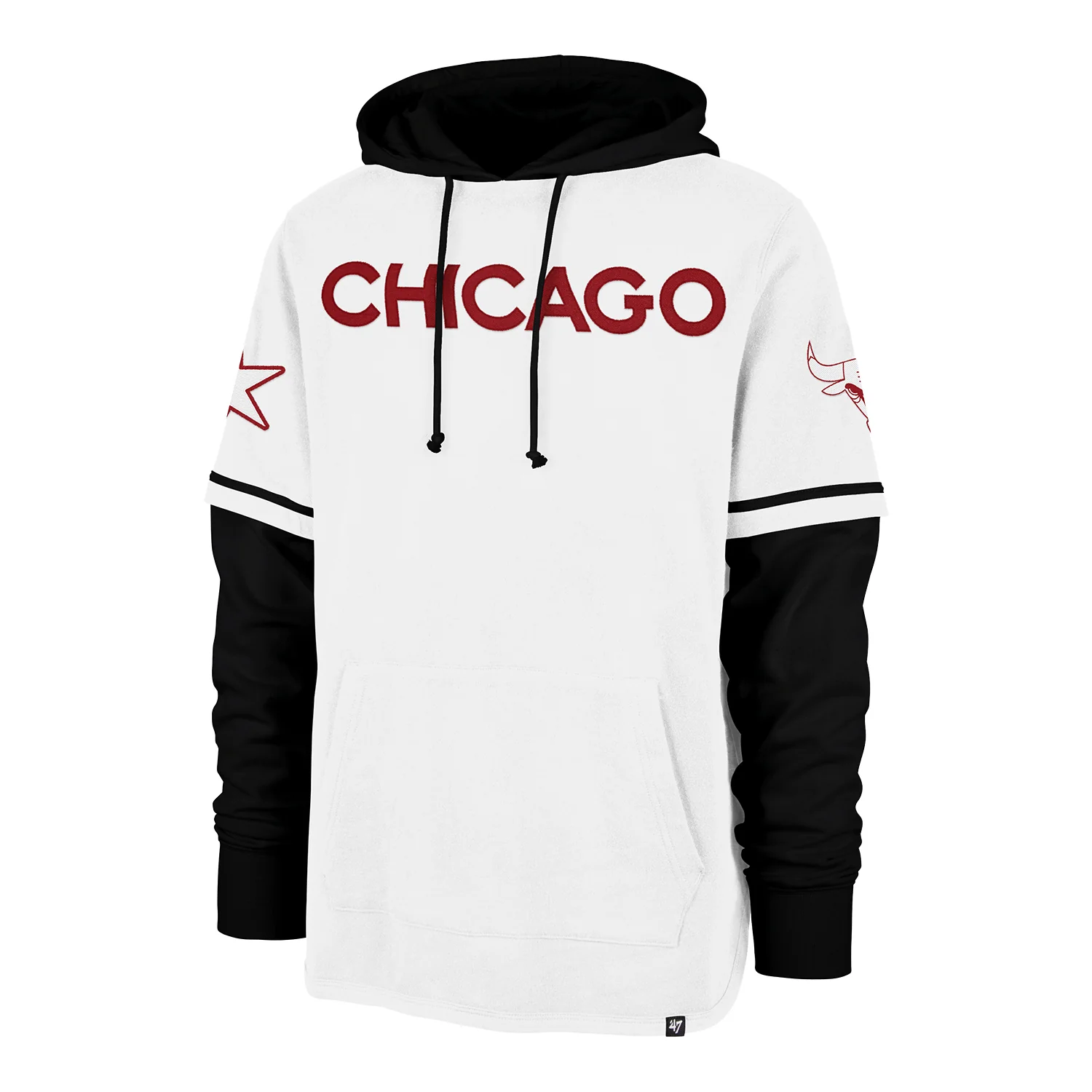 2023-24 CHICAGO BULLS CITY EDITION TRIFECTA SHORTSTOP HOODED SWEATSHIRT