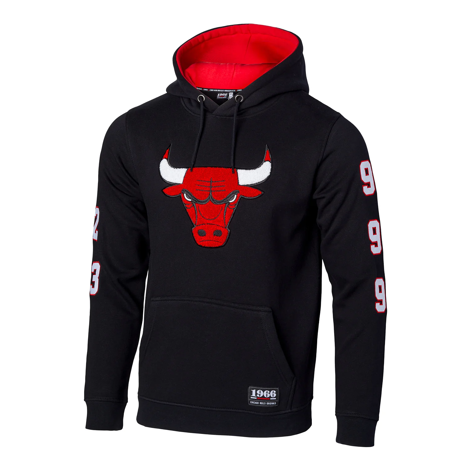 Chicago Bulls 1966 6x Black Hooded Sweatshirt