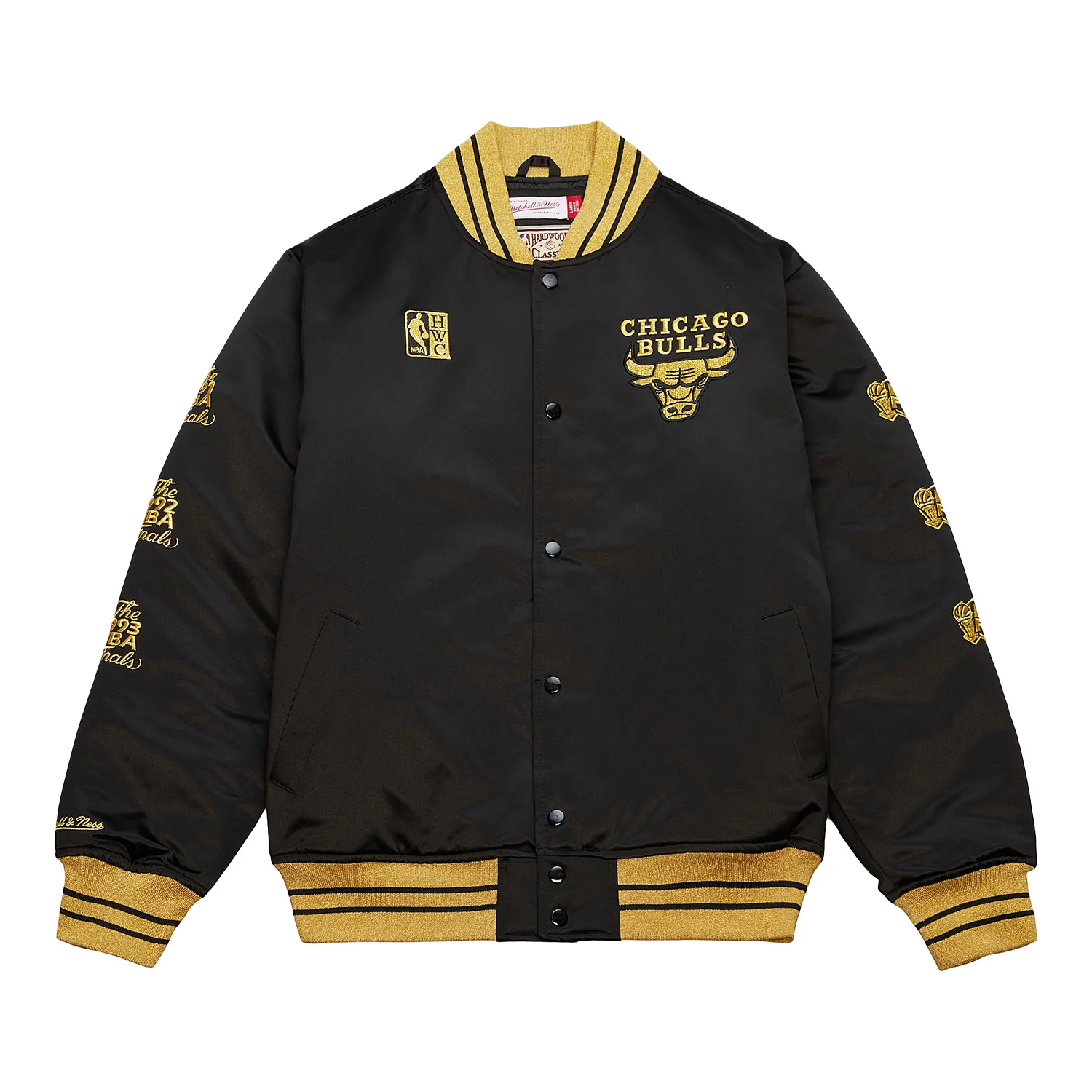 Chicago Bulls Mitchell & Ness MVP Satin Jacket