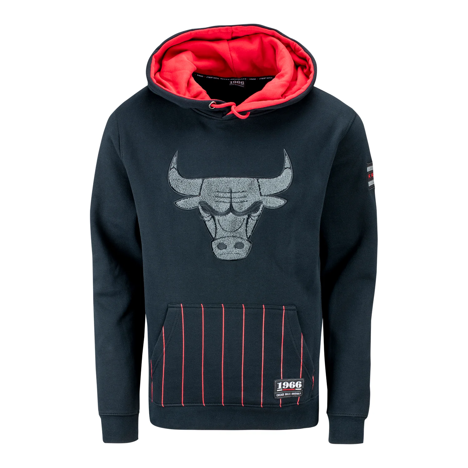 Chicago Bulls 1966 Pinstripe Hooded Sweatshirt