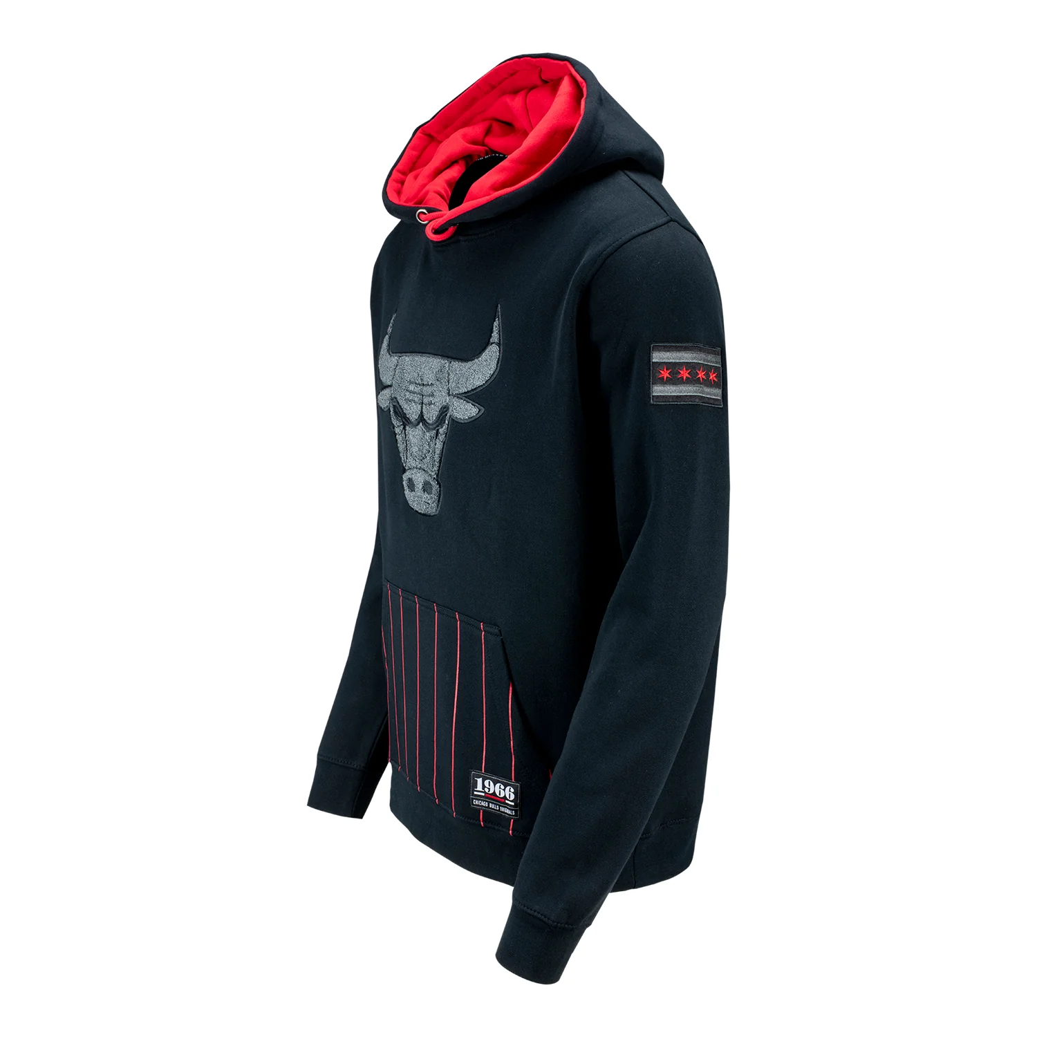 Chicago Bulls 1966 Pinstripe Hooded Sweatshirt