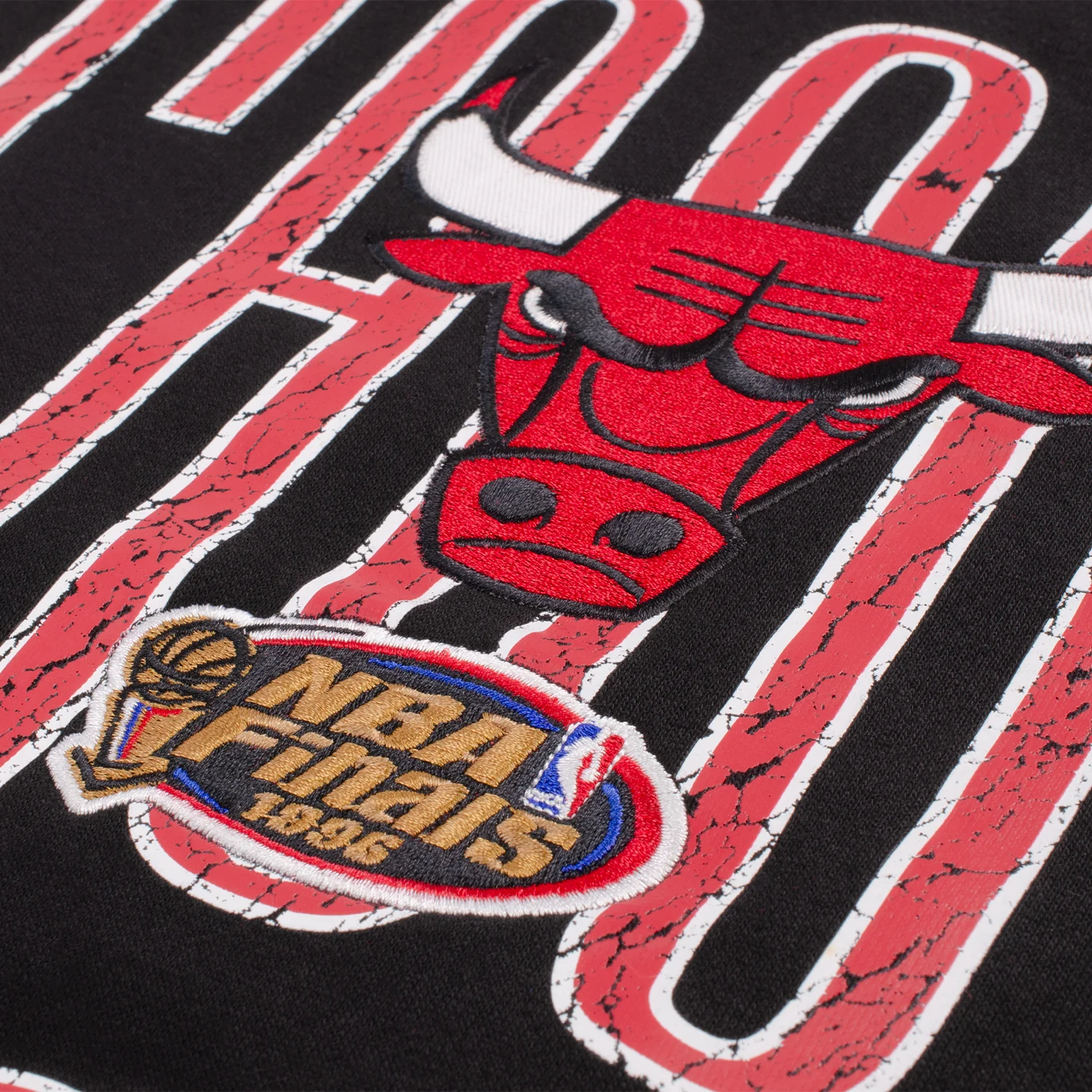 Chicago Bulls Mitchell & Ness Oversized Hooded Sweatshirt