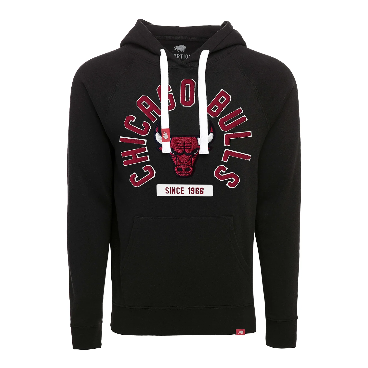 Chicago Bulls Sportiqe Olsen Black Hooded Sweatshirt