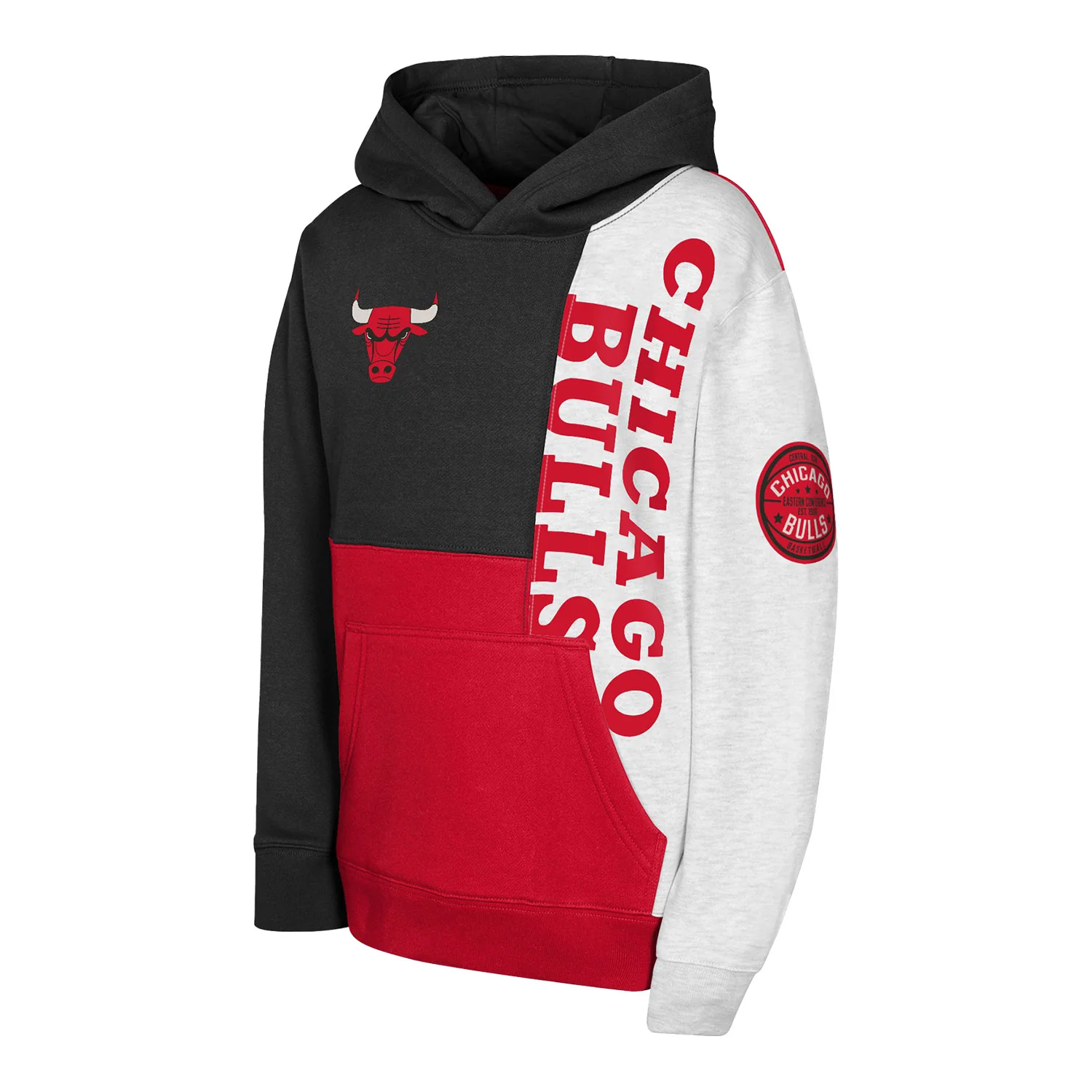 Youth Chicago Bulls Outerstuff Splash Pullover Hooded Sweatshirt
