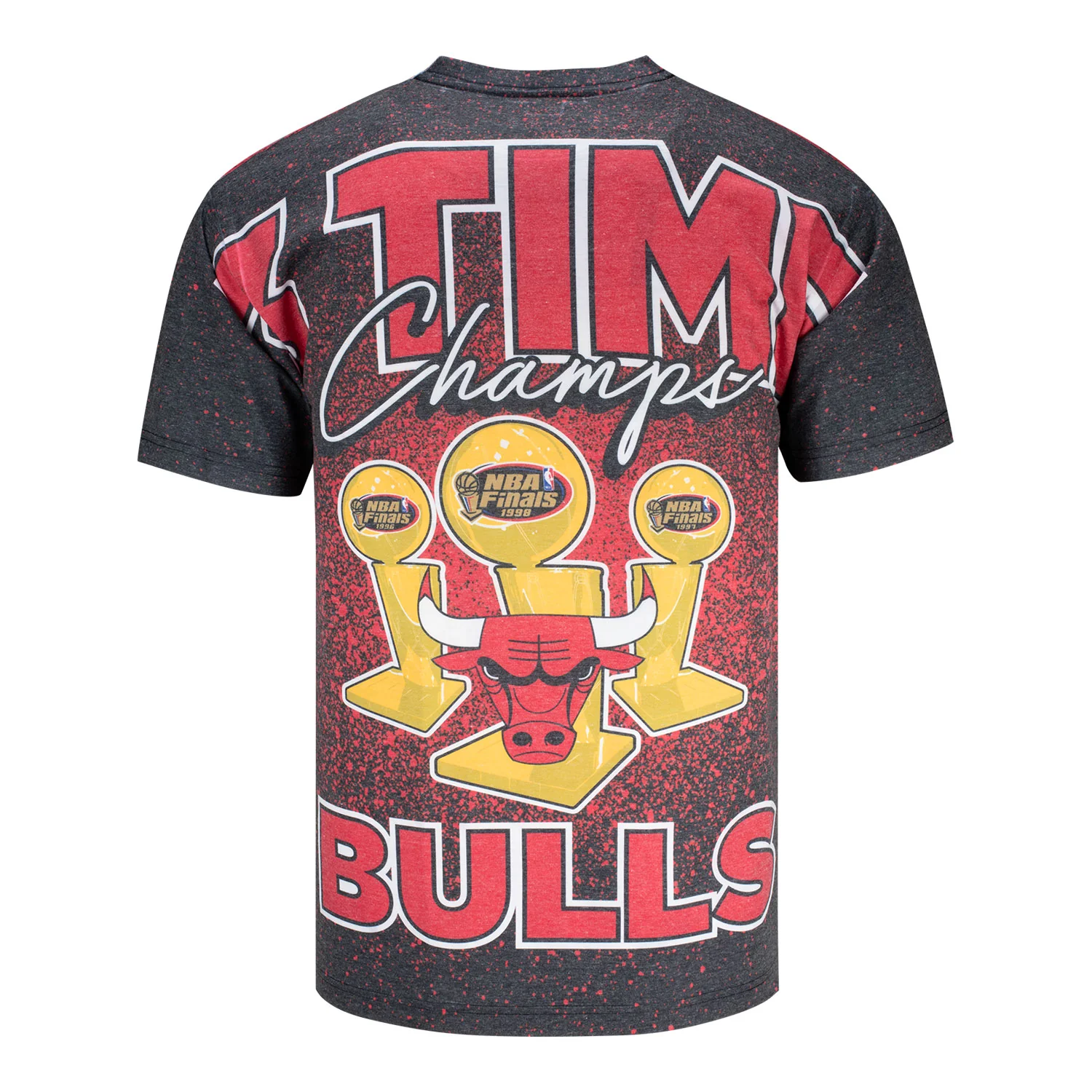 Chicago Bulls Mitchell & Ness 3-Time Champ City T-Shirt