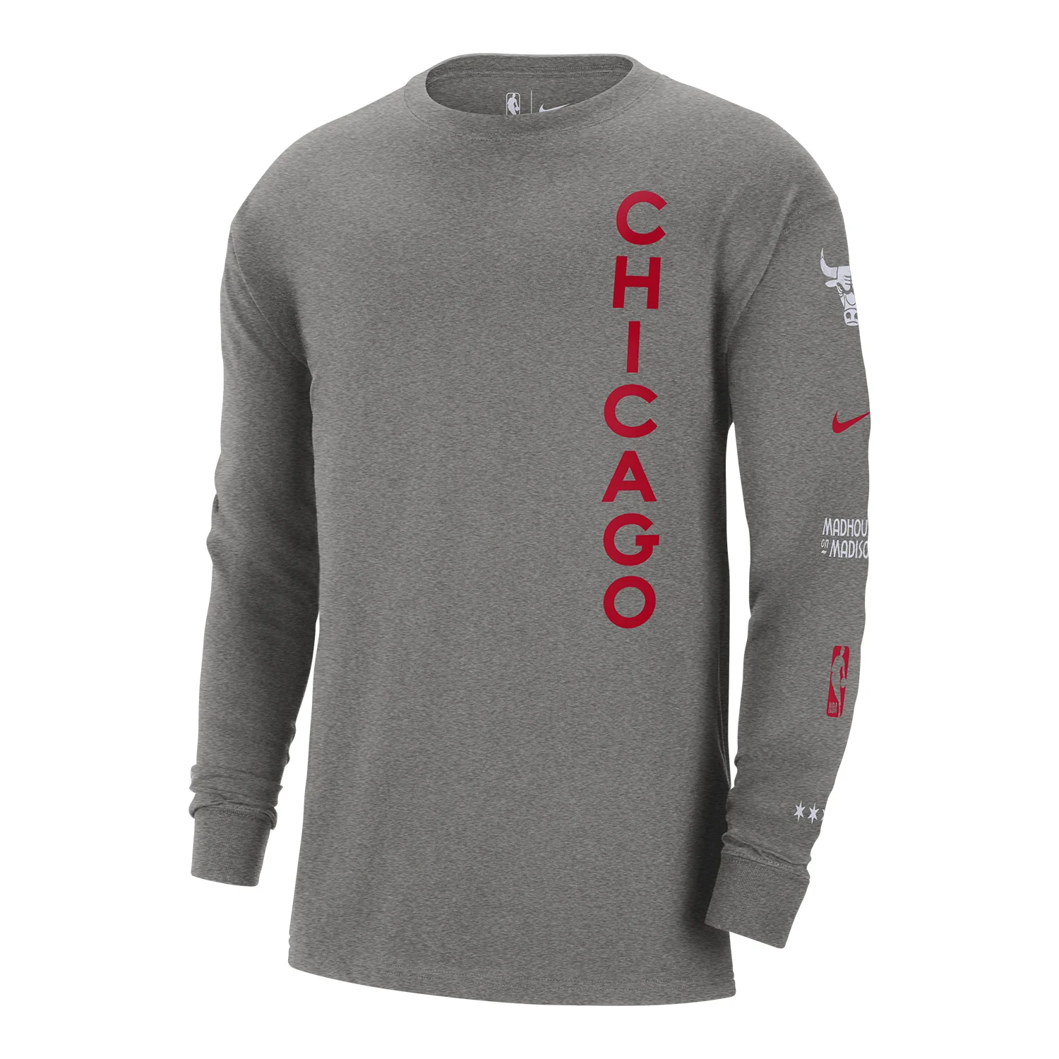 2023-24 CHICAGO BULLS CITY EDITION MAX 90 LONG SLEEVE T-SHIRT