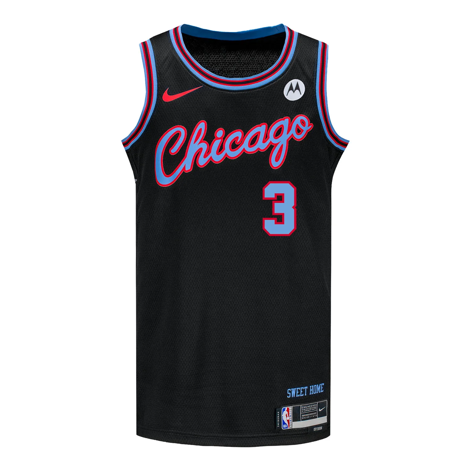 YOUTH 2025-26 CHICAGO BULLS CITY EDITION JOSH GIDDEY SWINGMAN JERSEY
