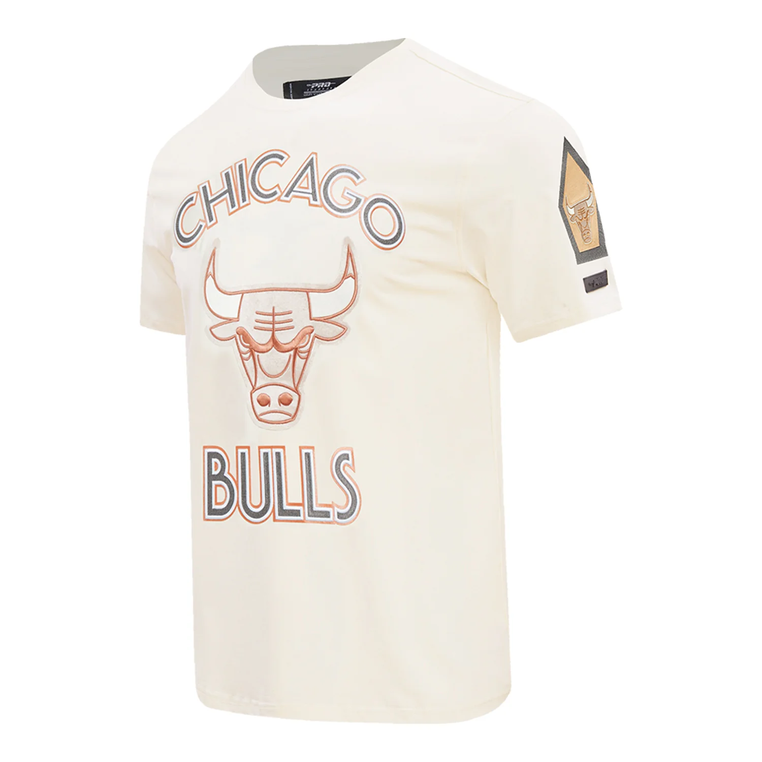 2024-25 Chicago Bulls City Edition Pro Standard Multi-Logo Off-White T-Shirt