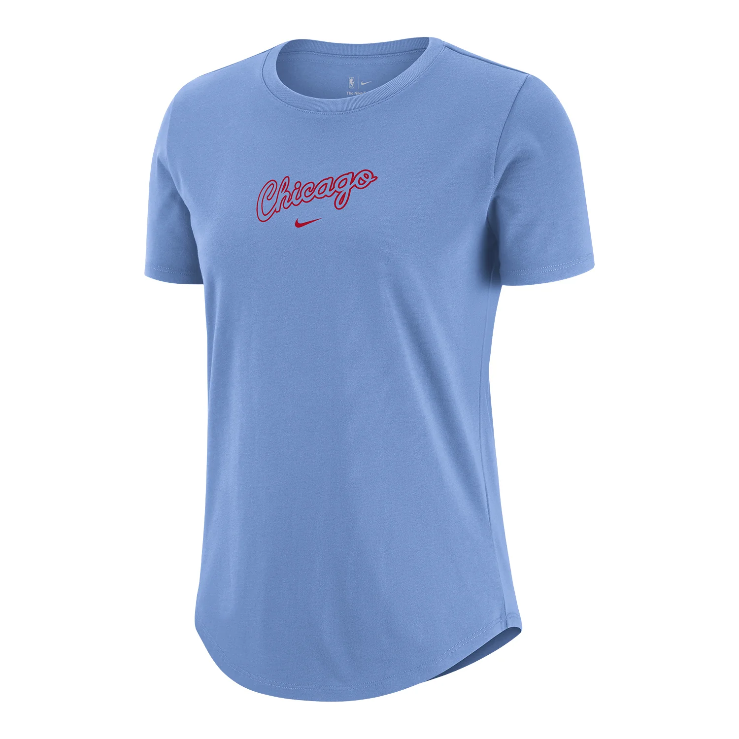 Ladies Chicago Bulls Nike Essential City Edition Valor Blue T-Shirt