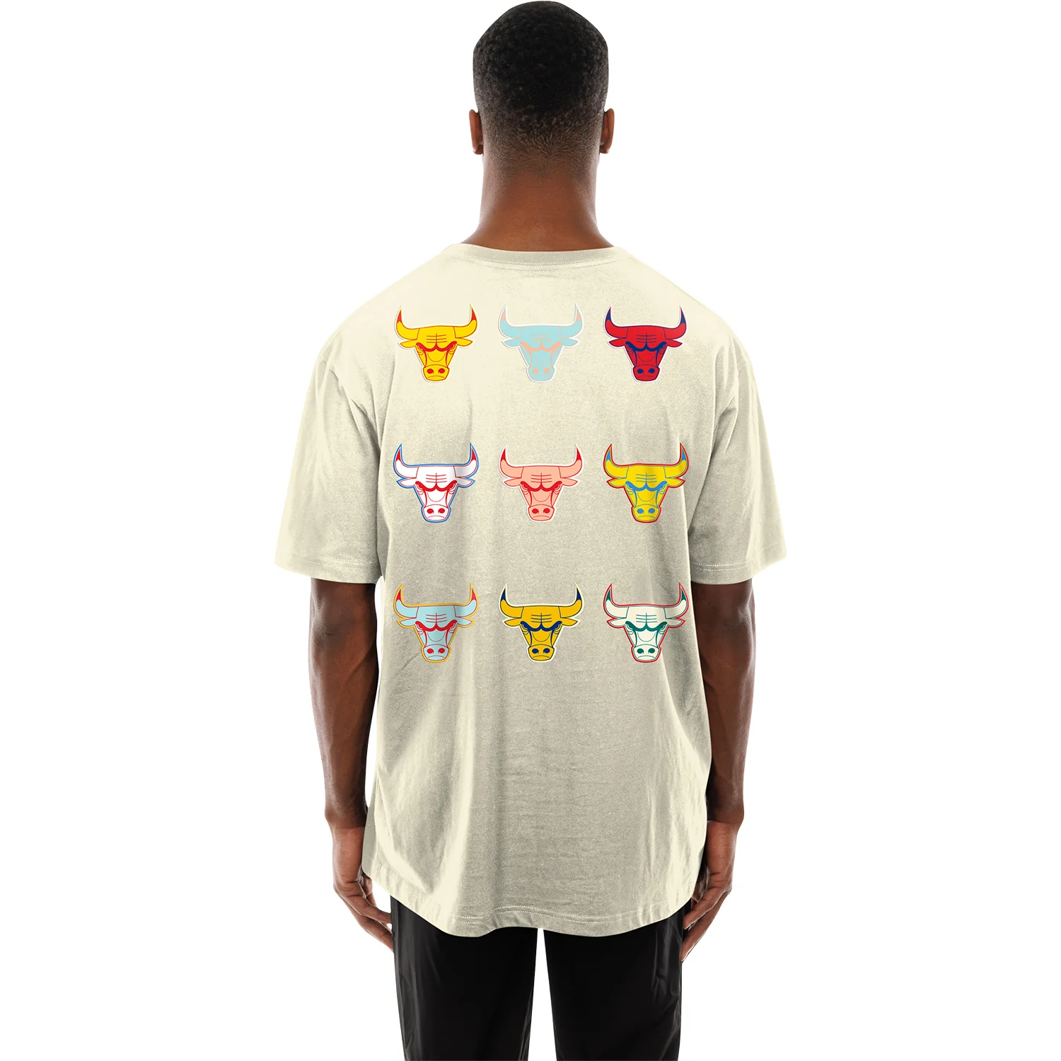 Chicago Bulls New Era Multi-Colored Logo T-Shirt