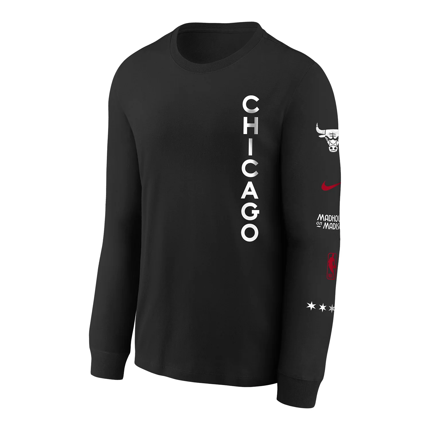 YOUTH 2023-24 CHICAGO BULLS CITY EDITION NIKE ESSENTIAL MAX90 T-SHIRT