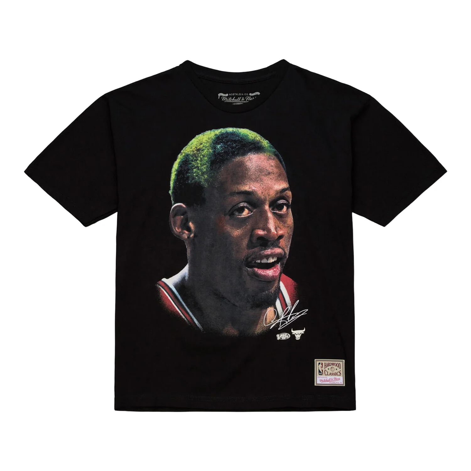 Chicago Bulls Mitchell & Ness Dennis Rodman Big Face Tee