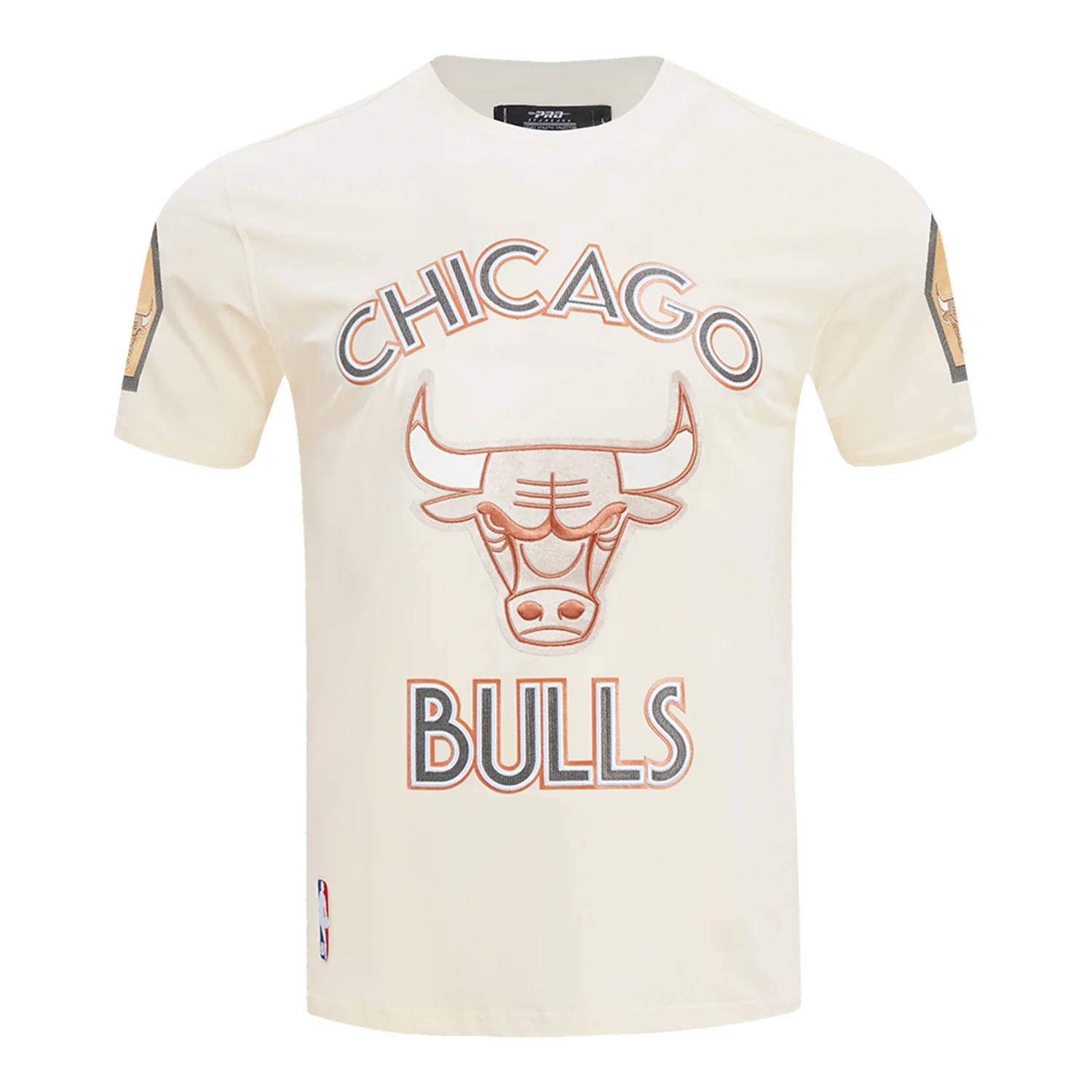 2024-25 Chicago Bulls City Edition Pro Standard Multi-Logo Off-White T-Shirt