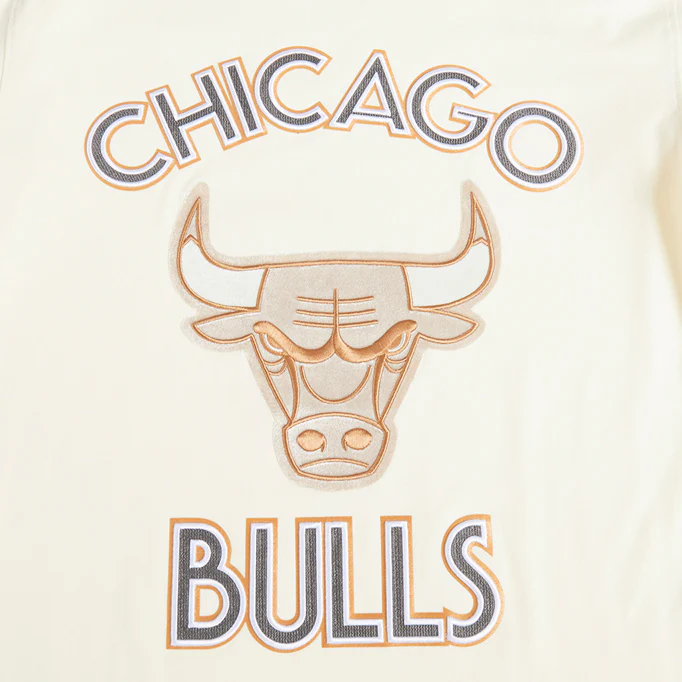 2024-25 Chicago Bulls City Edition Pro Standard Multi-Logo Off-White T-Shirt