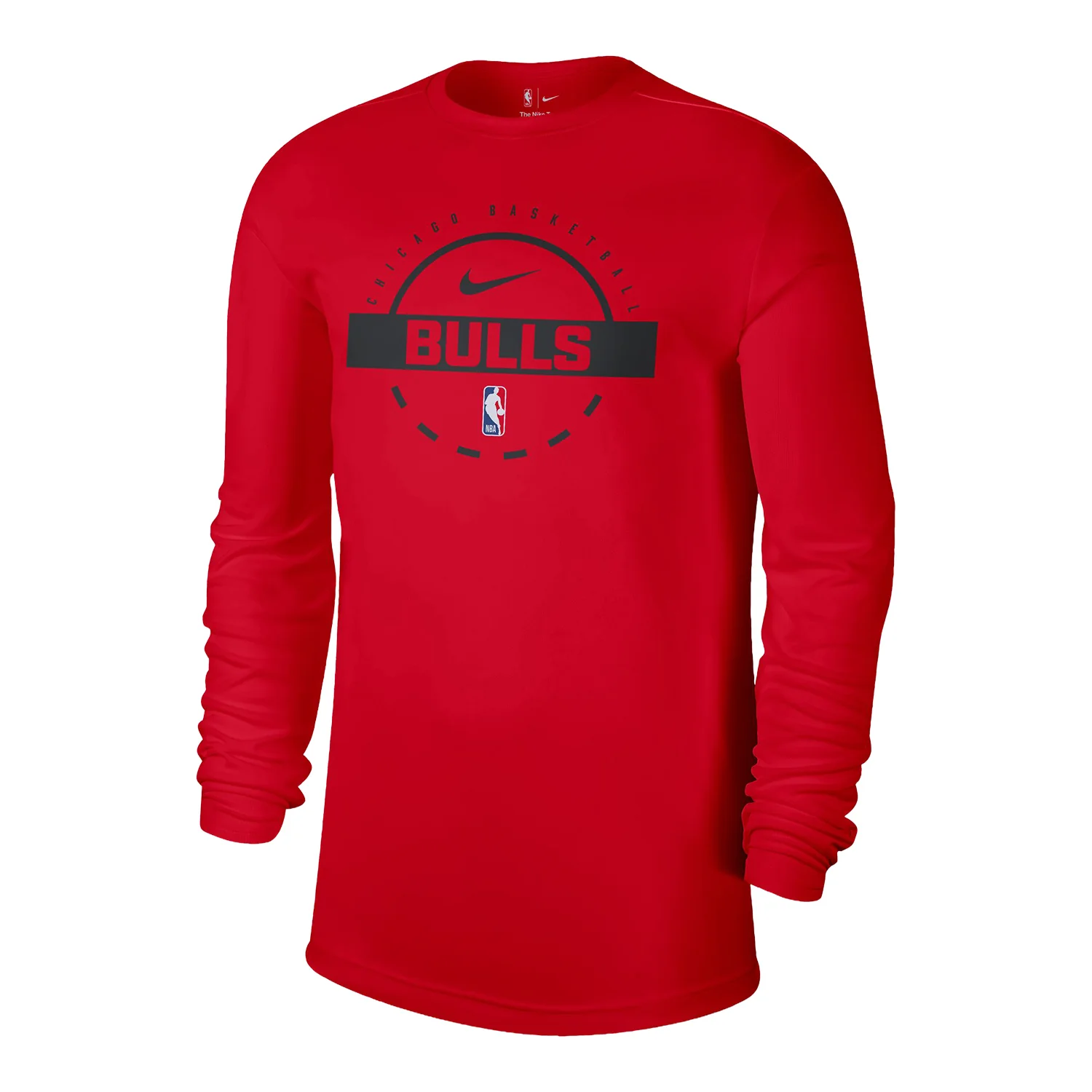 Chicago Bulls Nike Authentic Practice Long-Sleeve T-Shirt