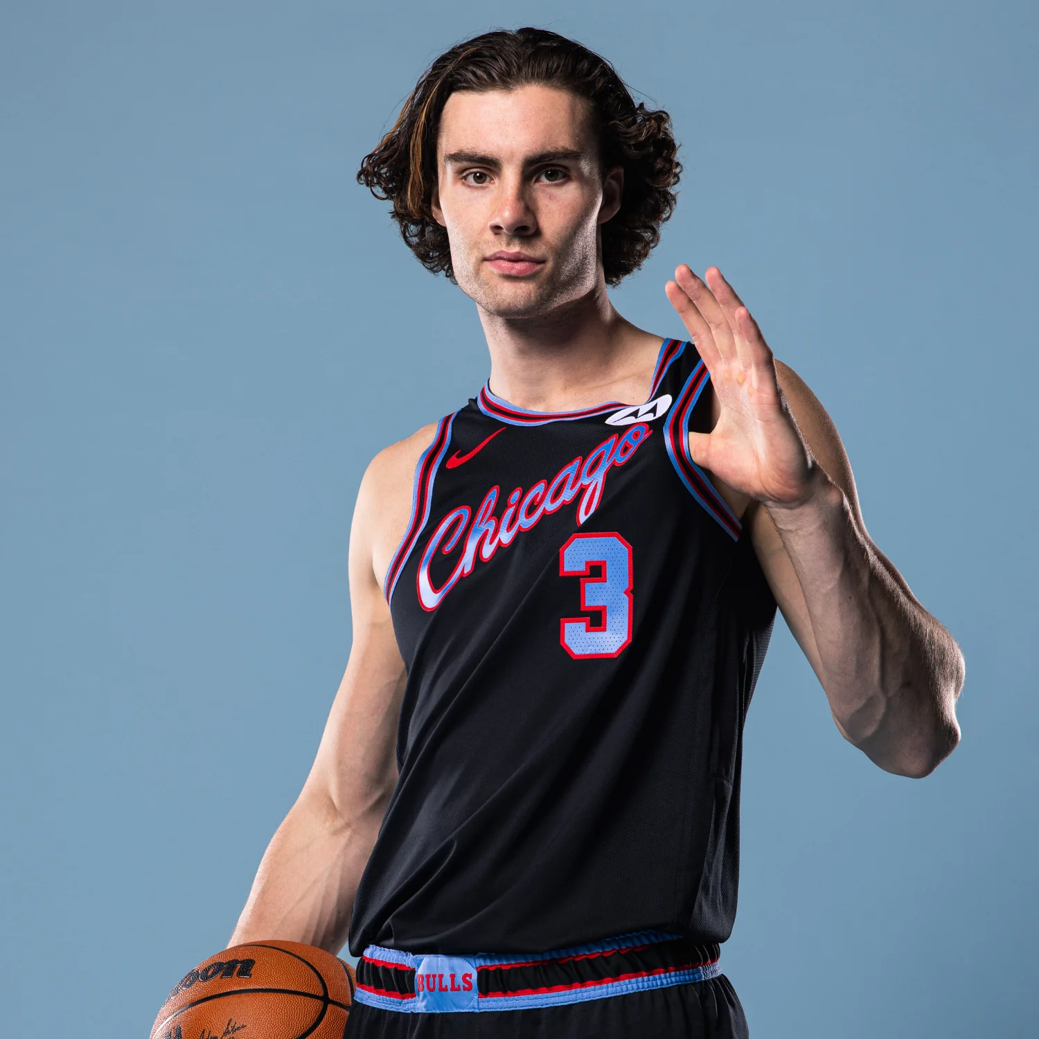 YOUTH 2025-26 CHICAGO BULLS CITY EDITION JOSH GIDDEY SWINGMAN JERSEY