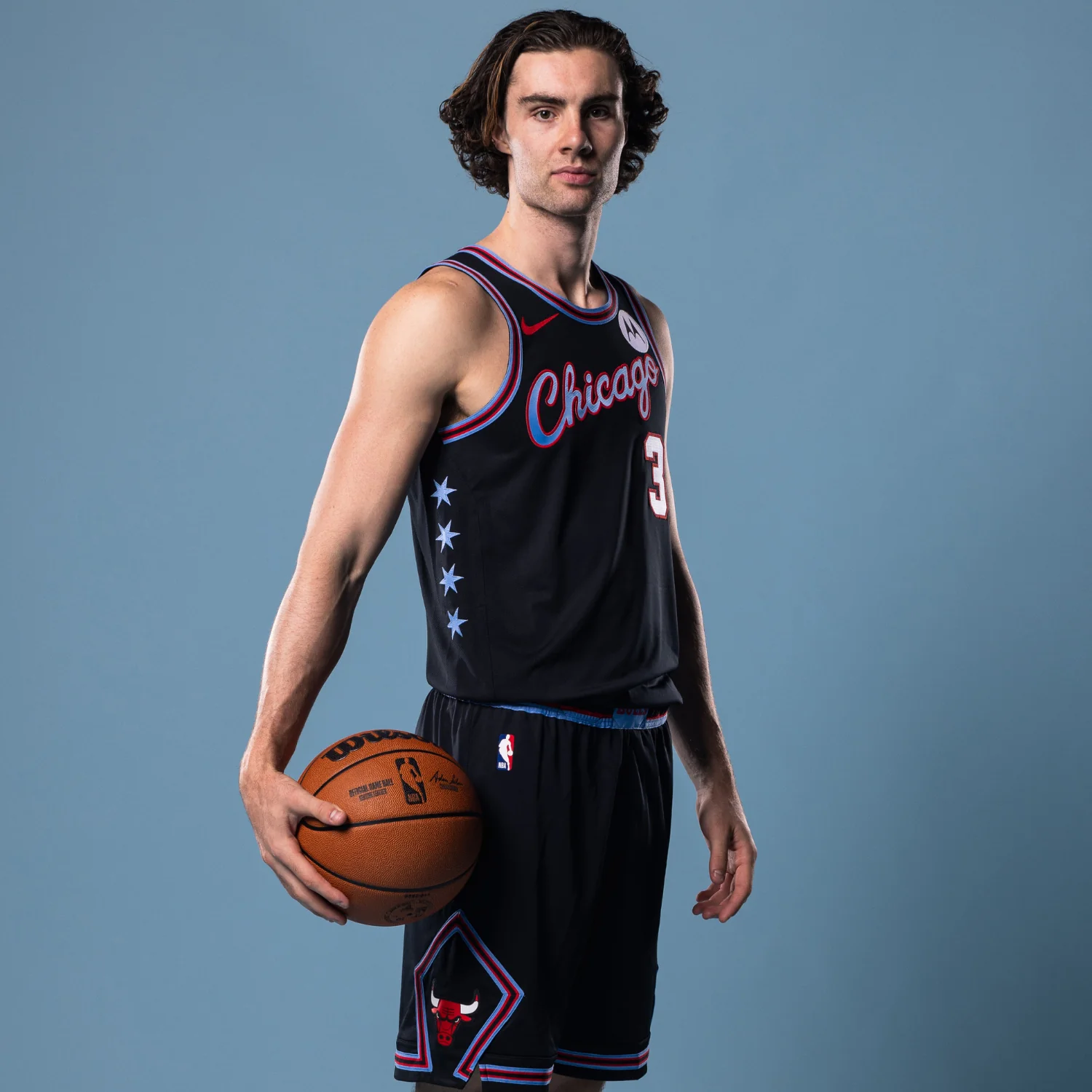 YOUTH 2025-26 CHICAGO BULLS CITY EDITION JOSH GIDDEY SWINGMAN JERSEY