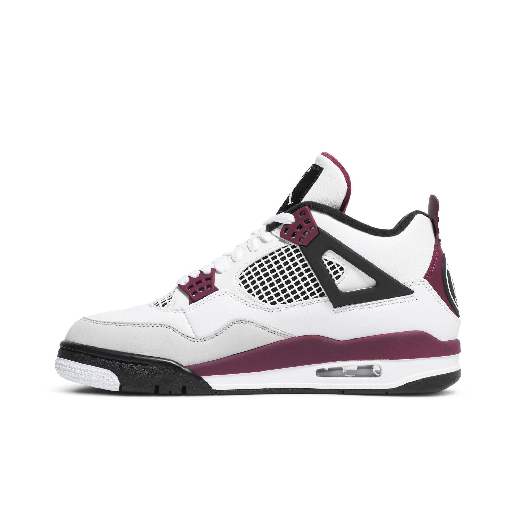 Paris Saint-Germain x Air Jordan 4 Retro GS 'Bordeaux' CZ6509-100