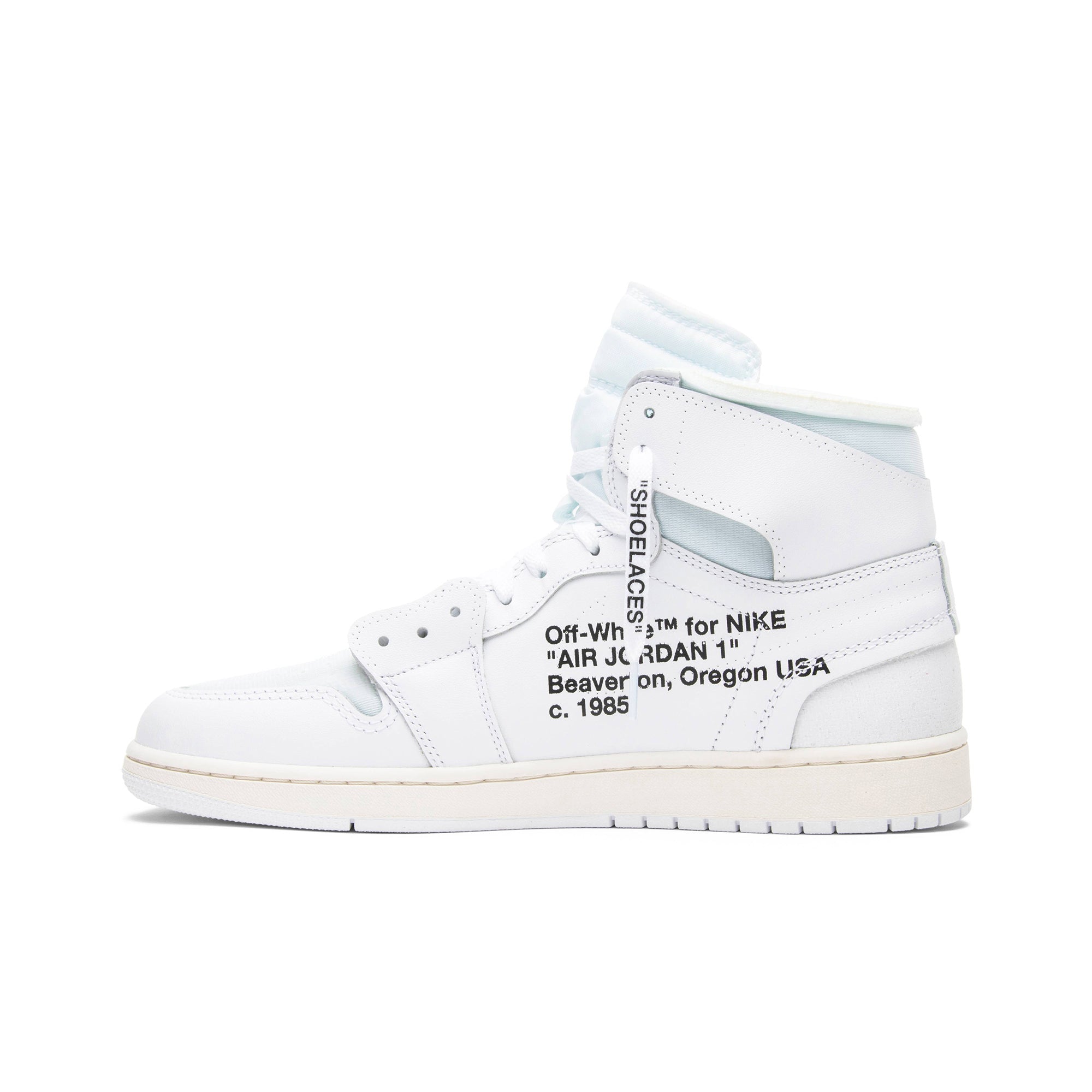 Off-White x Air Jordan 1 Retro High OG 'White' 2018 AQ0818-100