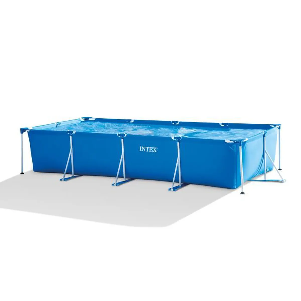 INTEX Kit piscine rectangulaire tubulaire et épurateur à cartouche - 450 x 220 x 84 cm