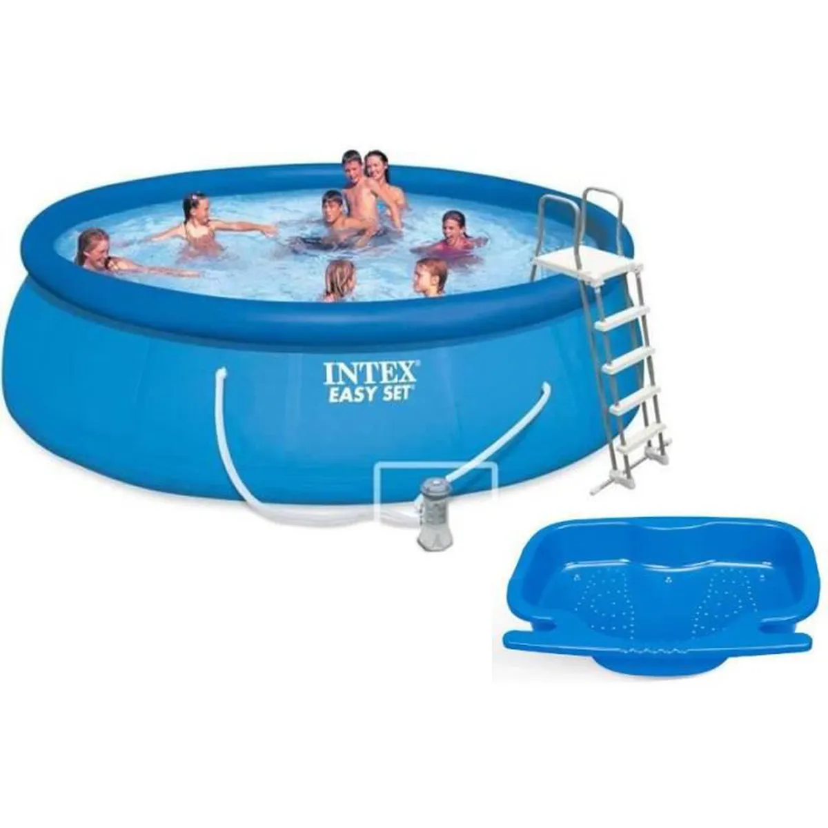 Intex - 26168NP - Kit piscine easy set autoportante ø 4,57 x 1,22m