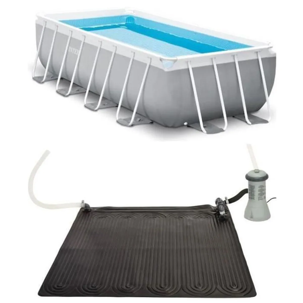Intex - 26788NP - Kit piscine prism frame rectangulaire tubulaire 4,00 x 2,00 x 1,00m