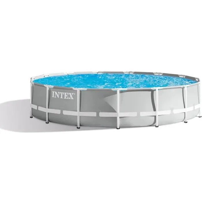 Intex - 26724NP - Kit piscine prism frame ronde tubulaire ø 4,57 x 1,07m