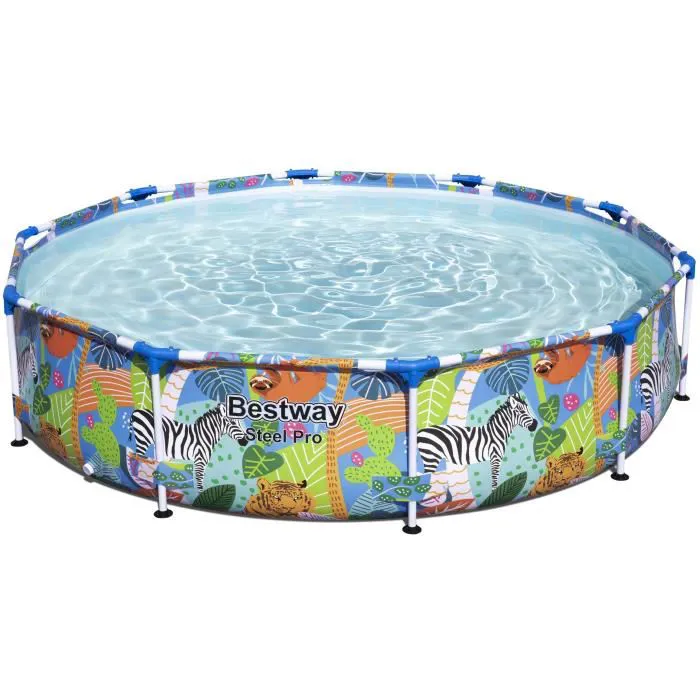 Piscine hors sol tubulaire BESTWAY - Steel Pro™ - 305 x 66 cm - Ronde