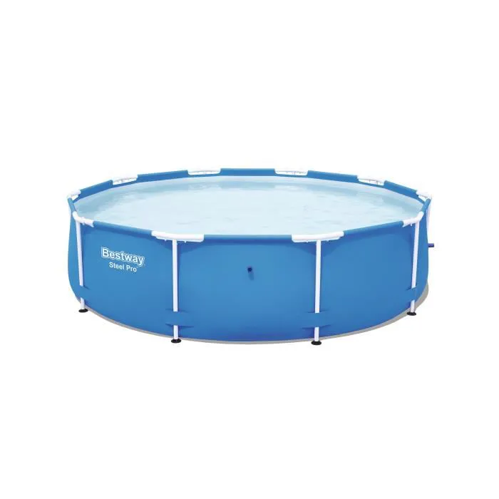 BESTWAY Piscine ronde Steel Pro Frame Pools - 305x305x76 cm - Bleu